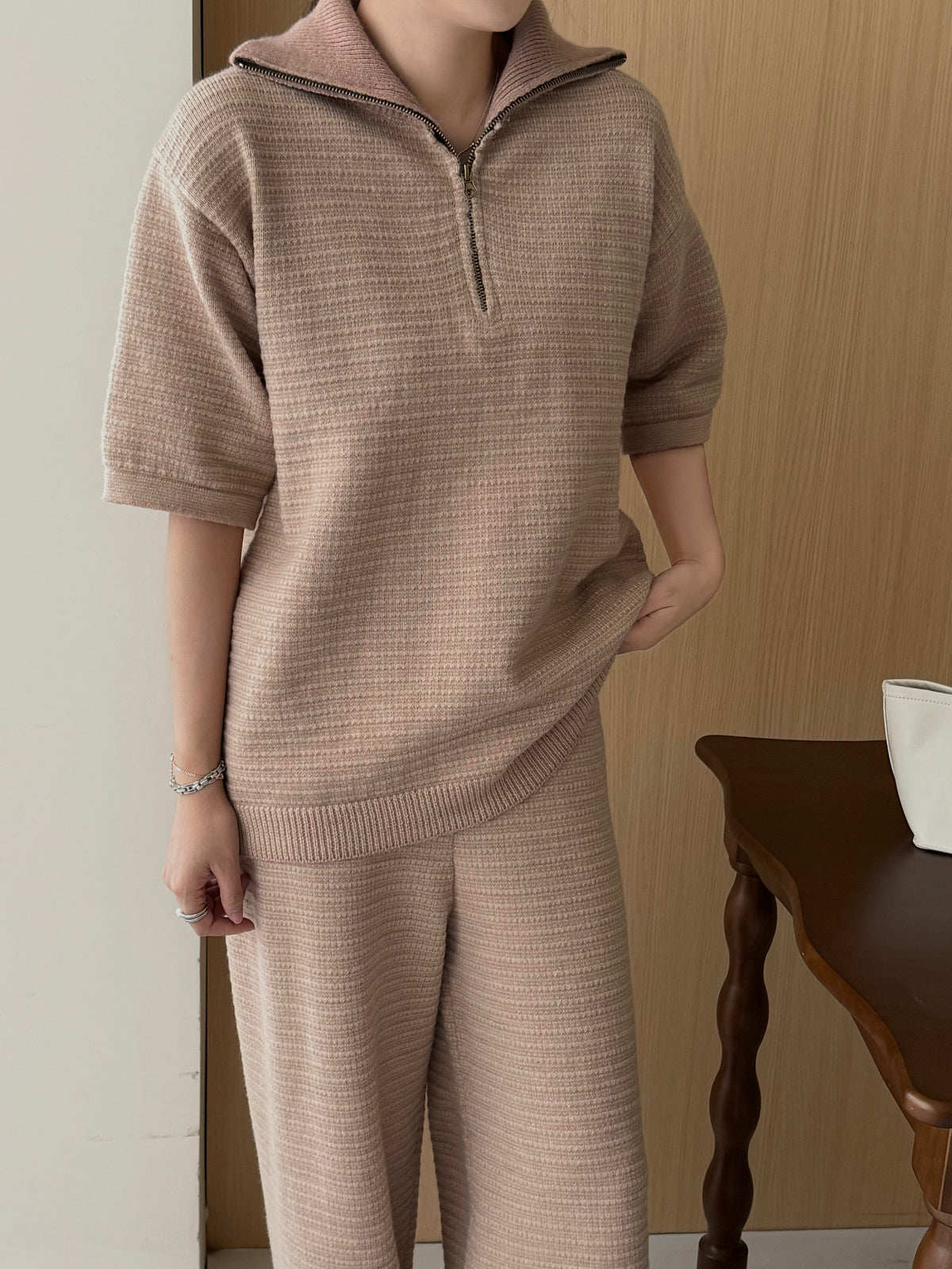 Lolo Knit Detail Suit