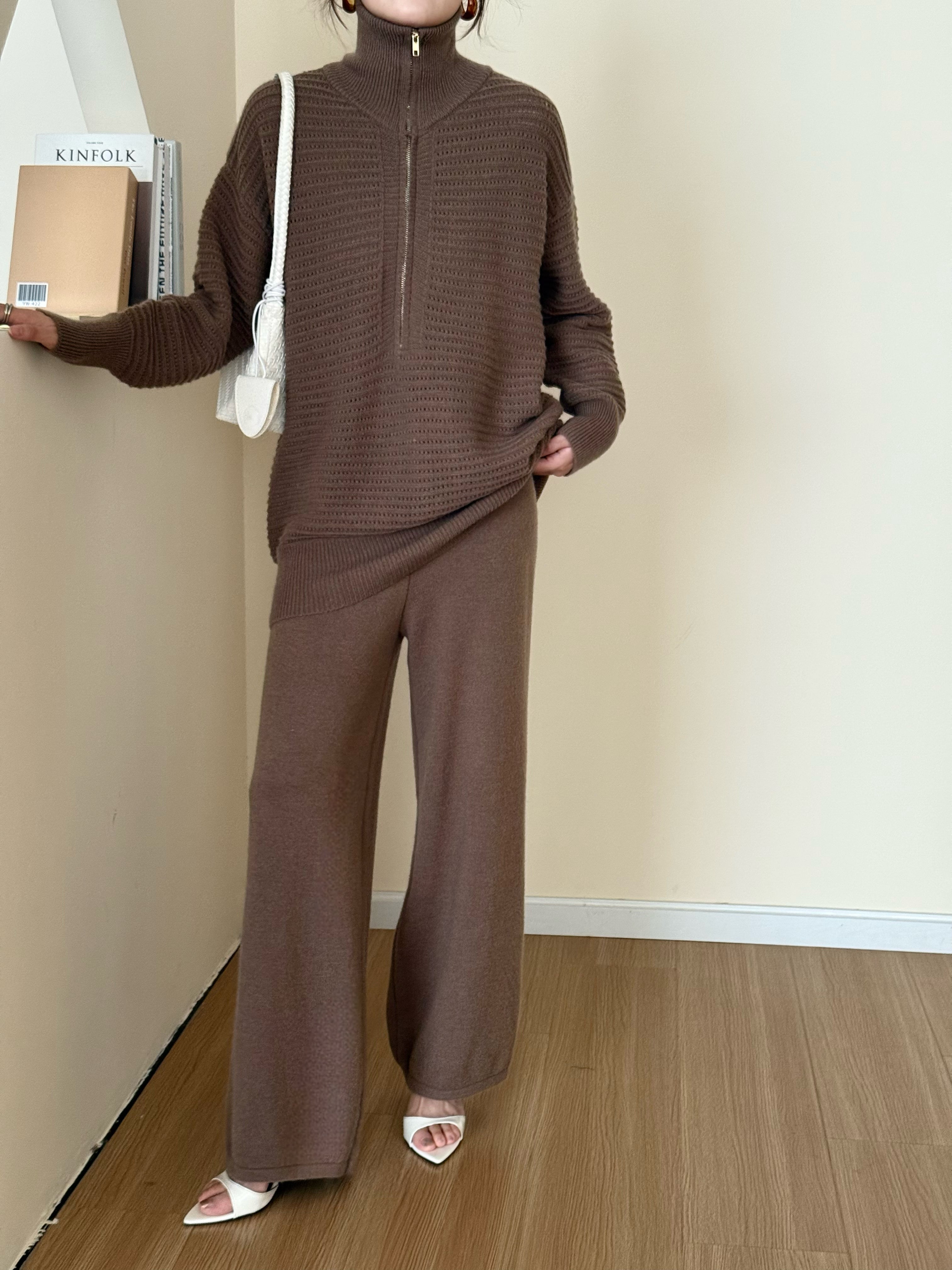 Printed Cambric Straight Pants