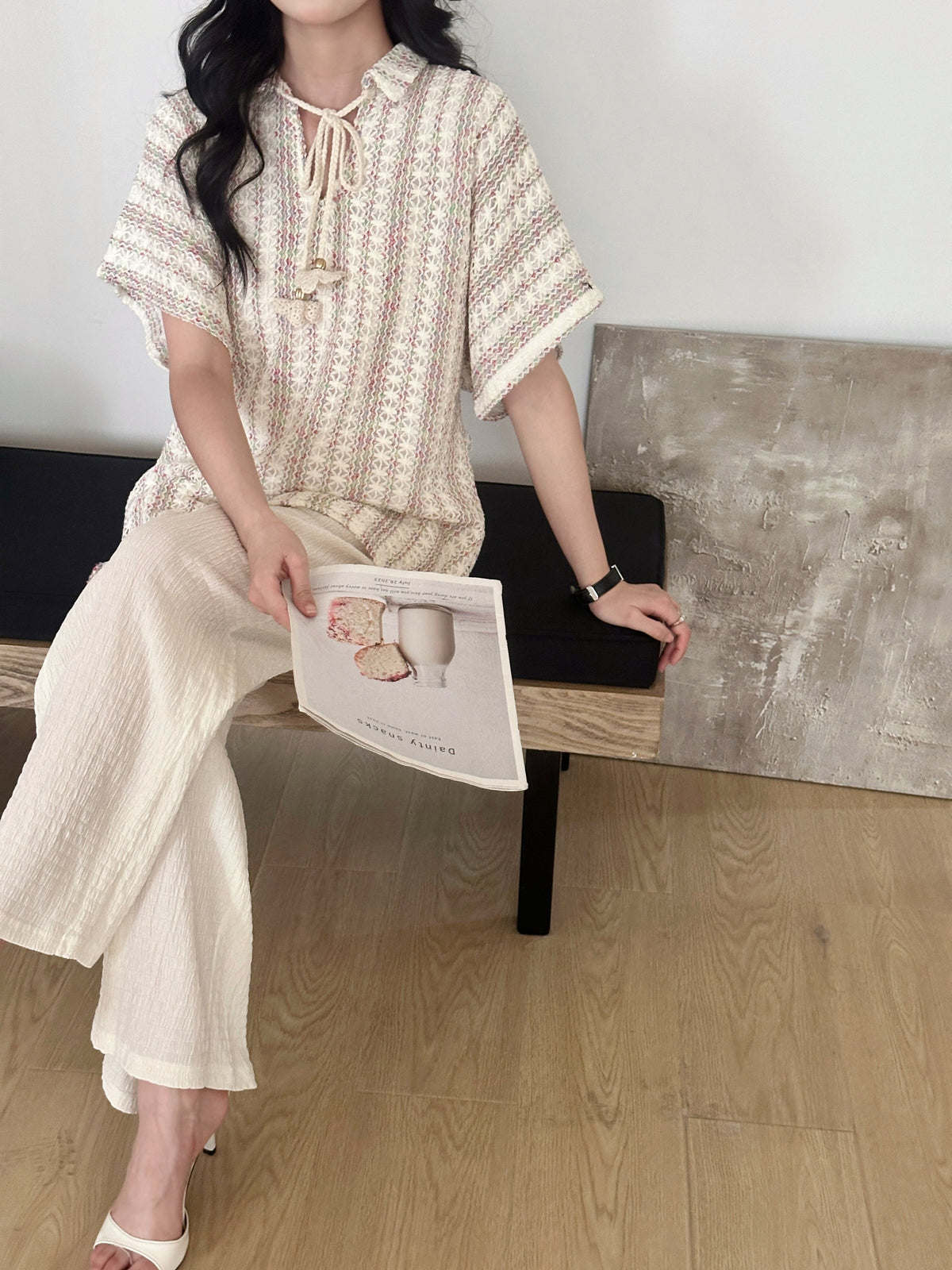 Lagos Crochet Suit with Tassel