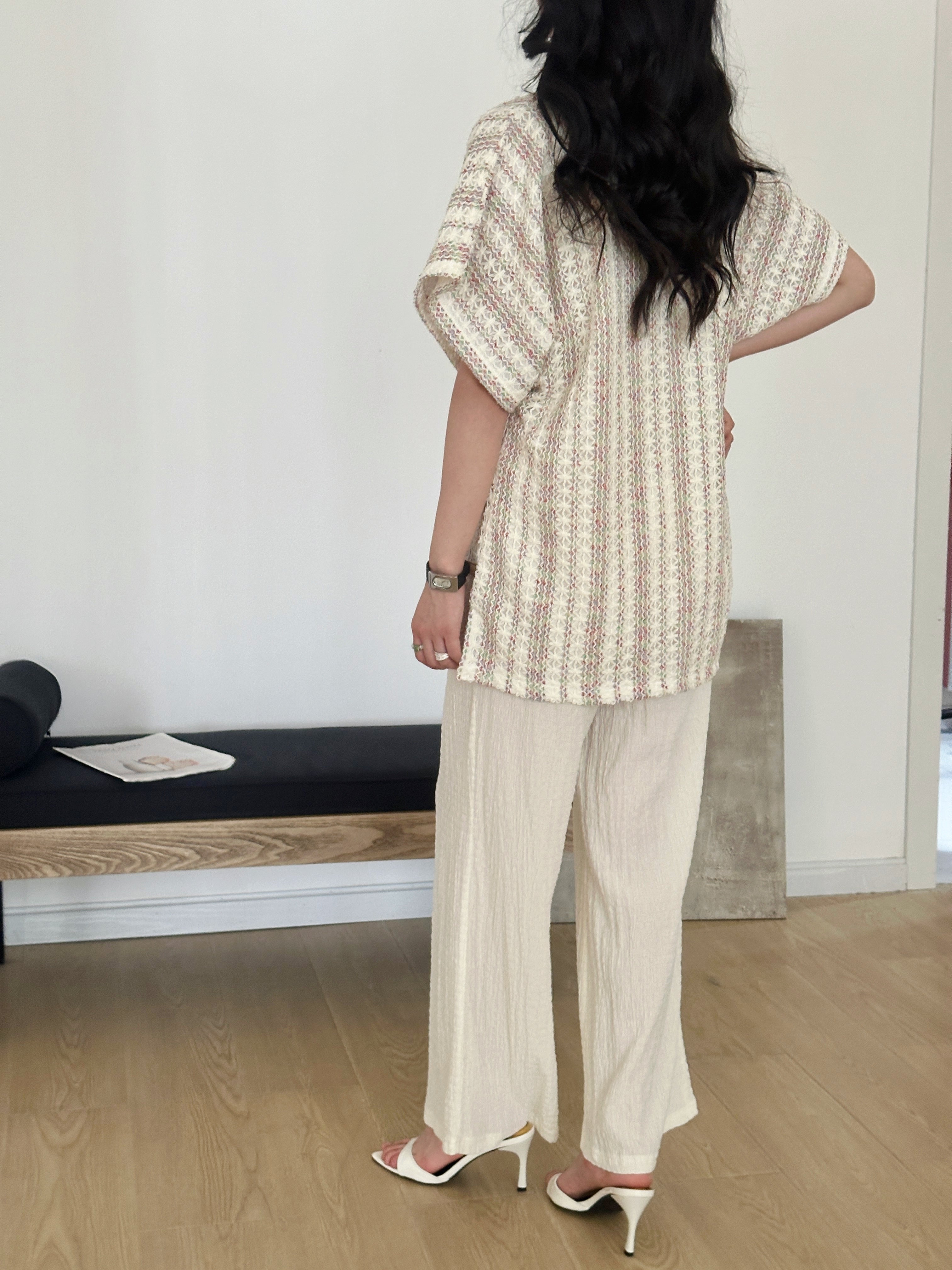 Lagos Crochet Suit with Tassel