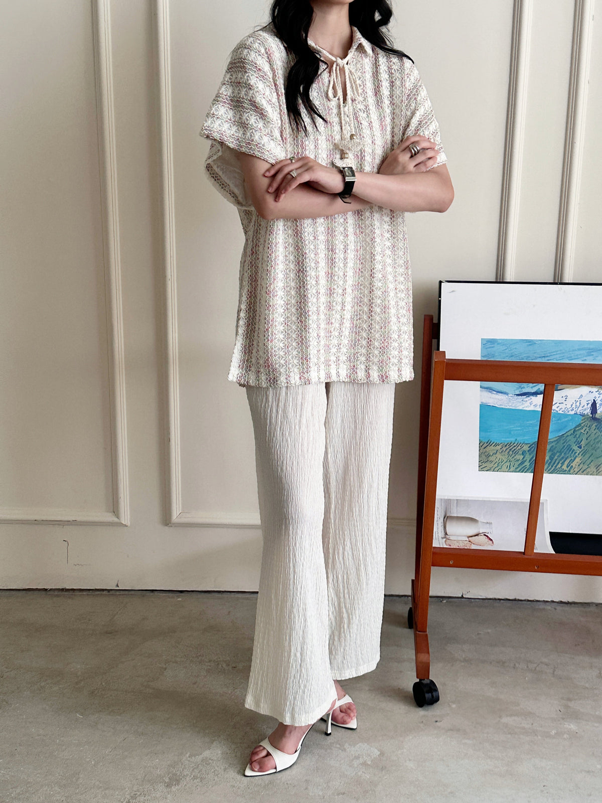 Lagos Crochet Suit with Tassel