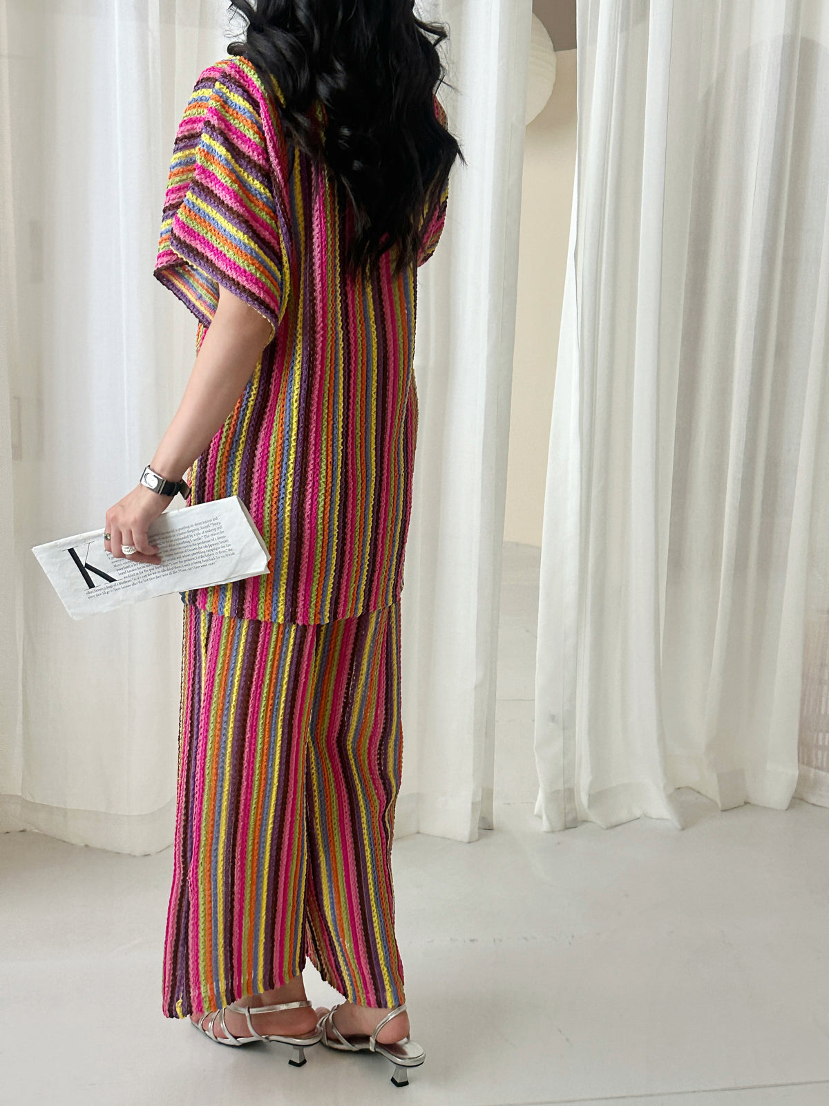 Miami Crochet Suit with Tassel Details
