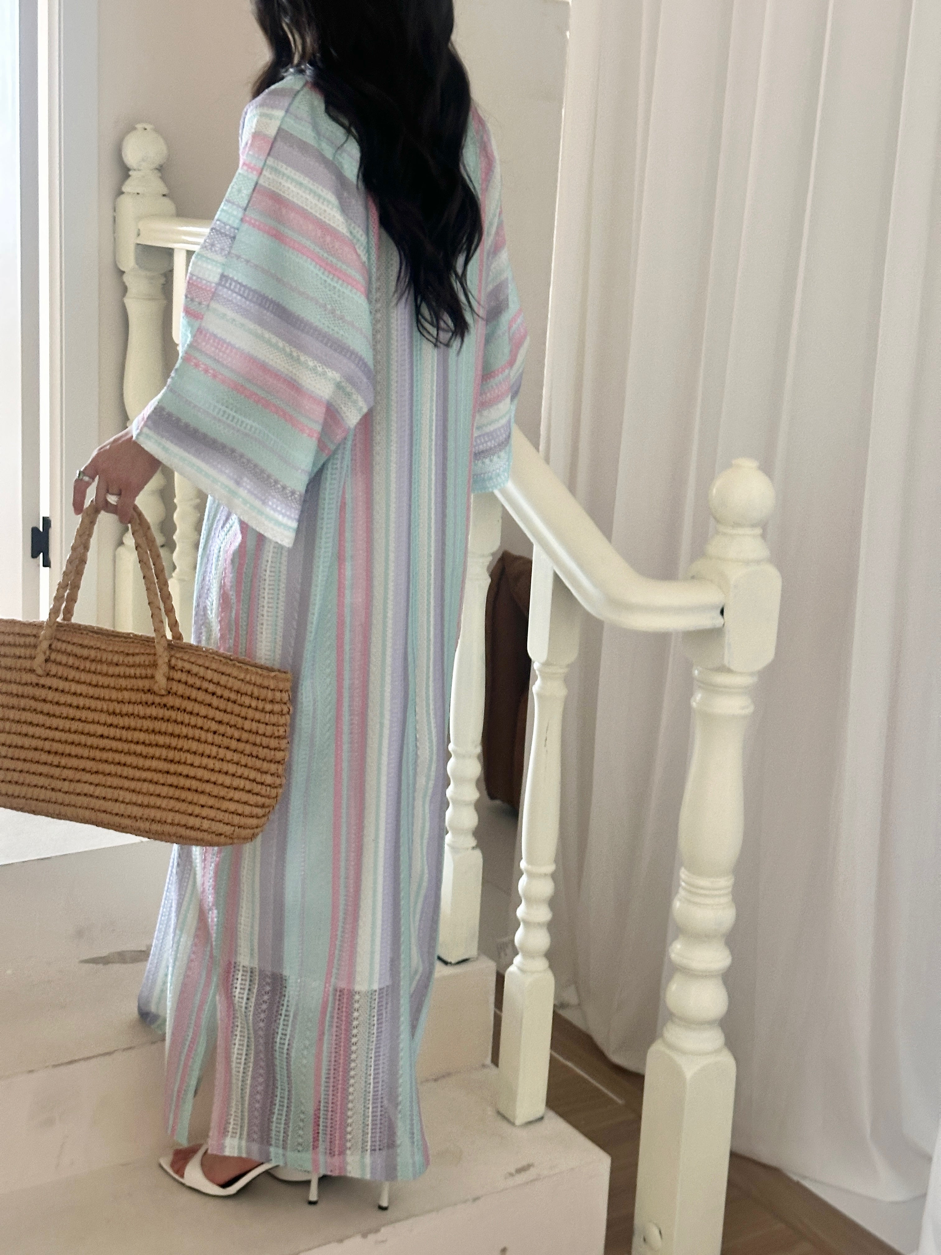 Myra Crochet Dress with Pearl Details