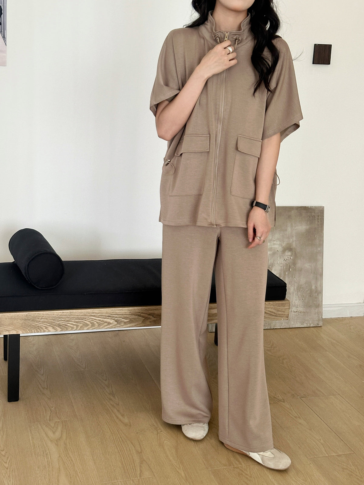 Kiki Modal Blend Suit Beige
