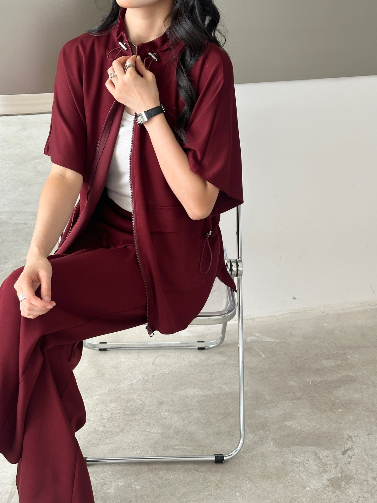 Kiki Modal Suit Merlot