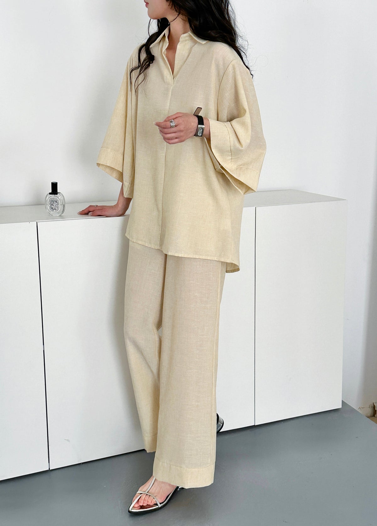 Candy Linen Suit Butter Yellow