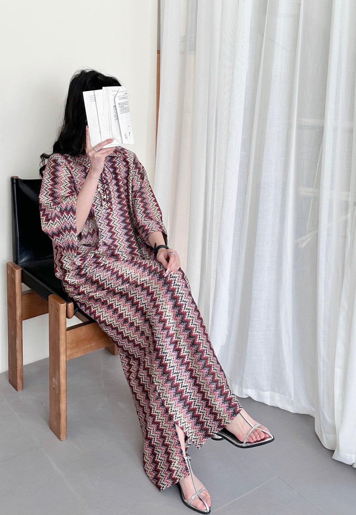 Praslin Crochet Dress with Collar