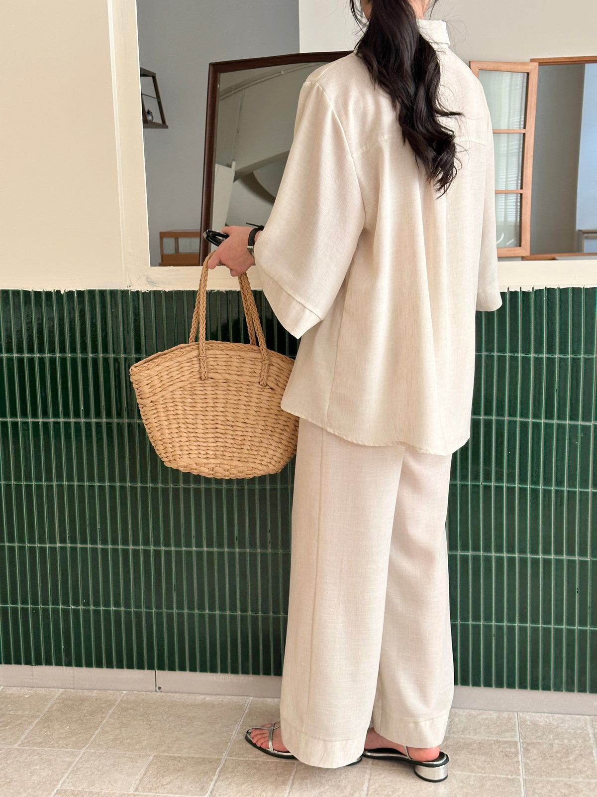 Candy Linen Suit Oatmeal