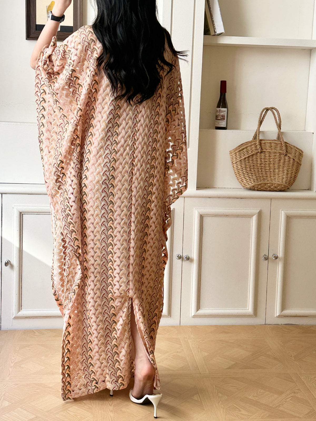 Ibiza Crochet Dress with Neck tie
