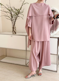 Zayna Draped Suit Blossom Pink