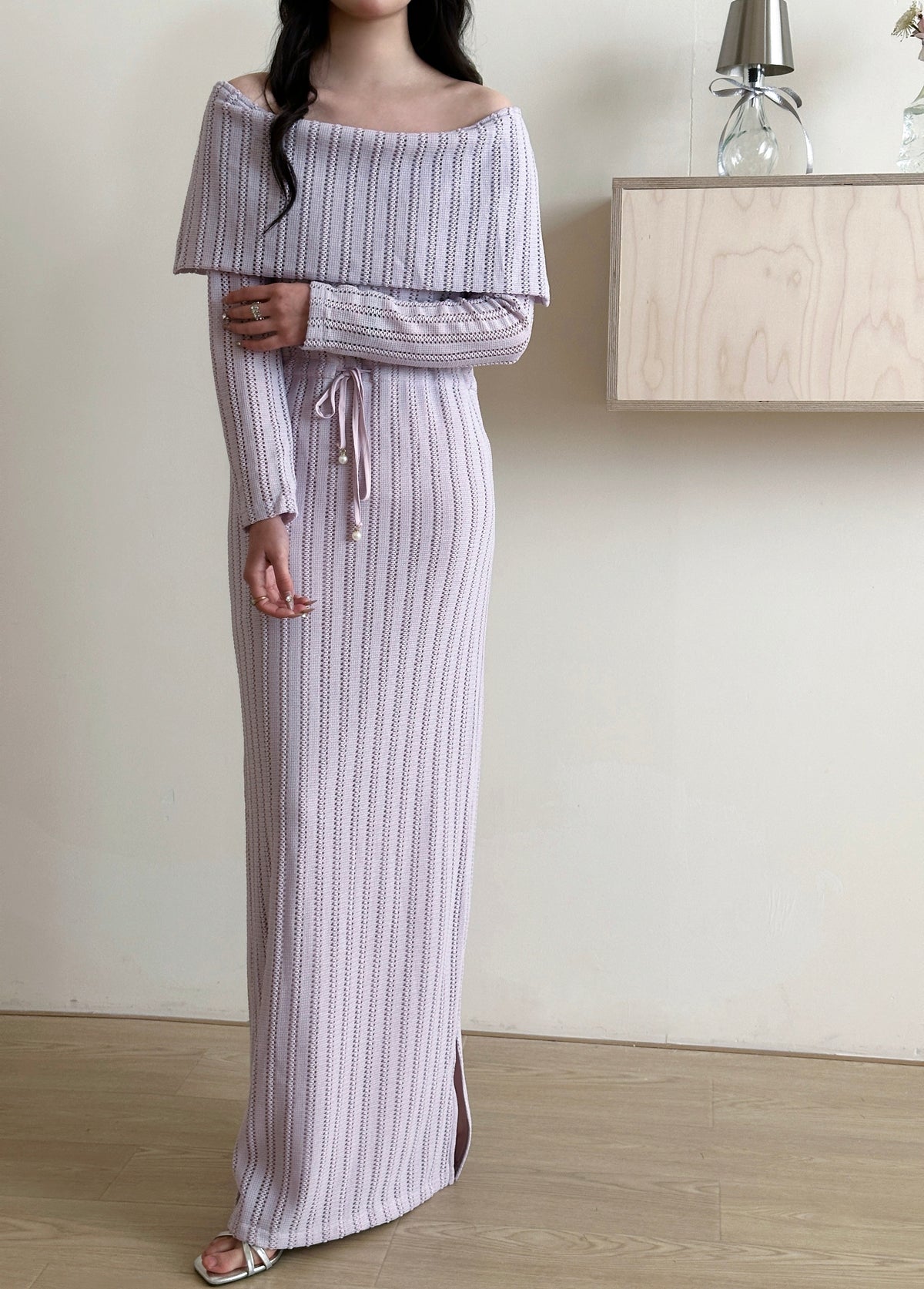 Bali Crochet Resort Dress with Ruched Waist