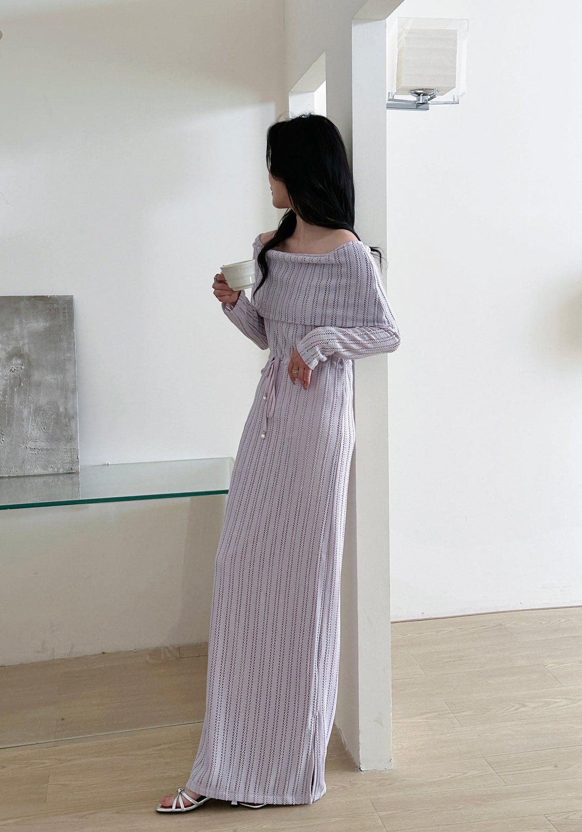 Bali Crochet Resort Dress with Ruched Waist