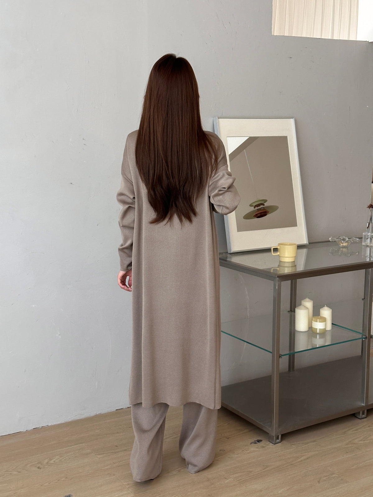 Vienna Buttoned Three Piece Knit Suit