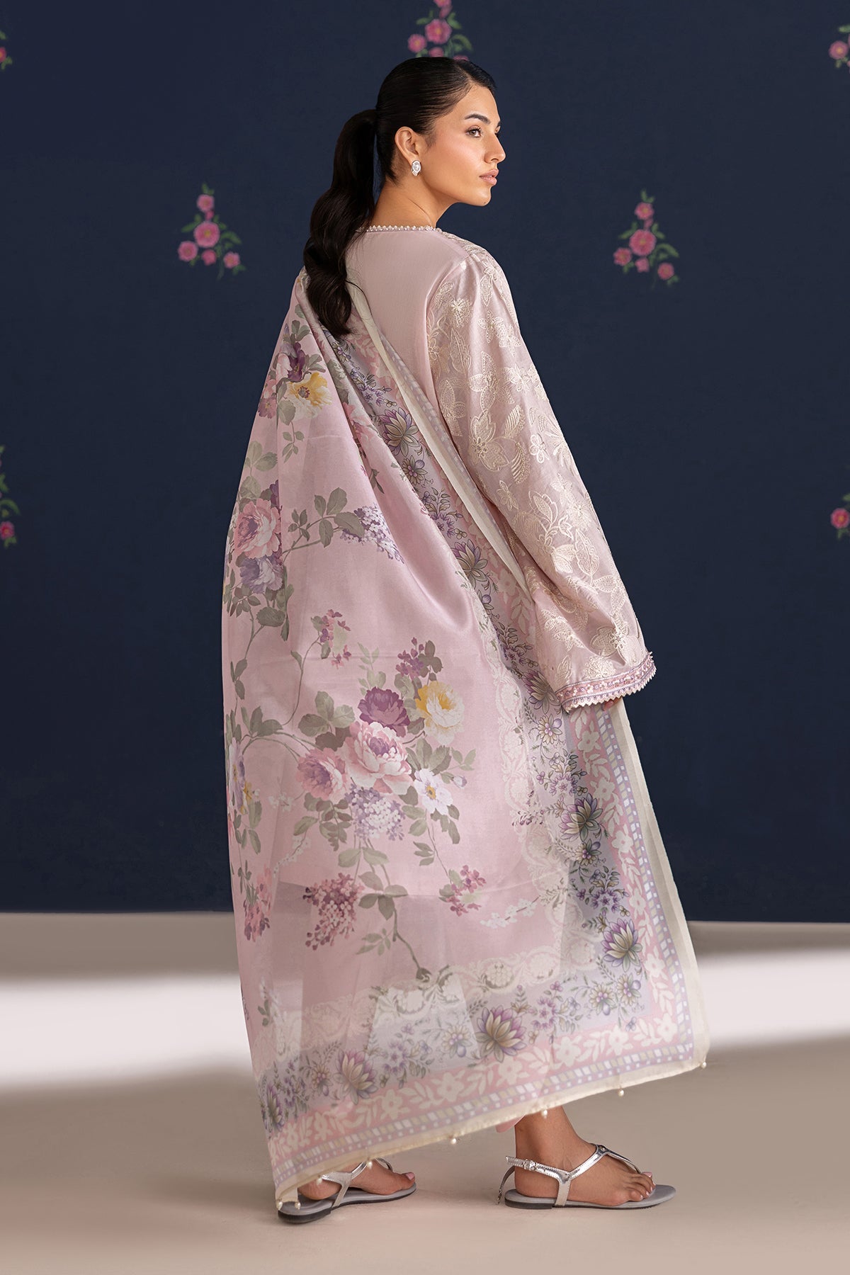 EMBROIDERED LAWN UF-4468