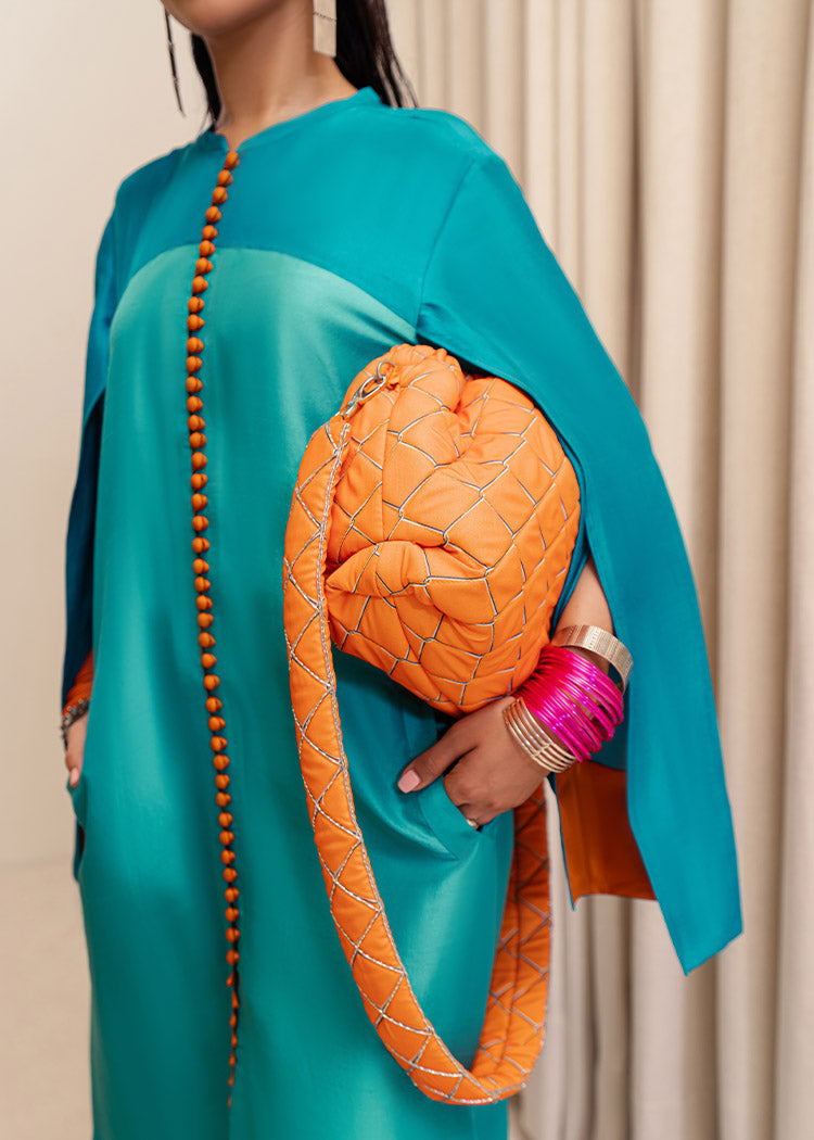Embellished Organza dupatta (As Shown)