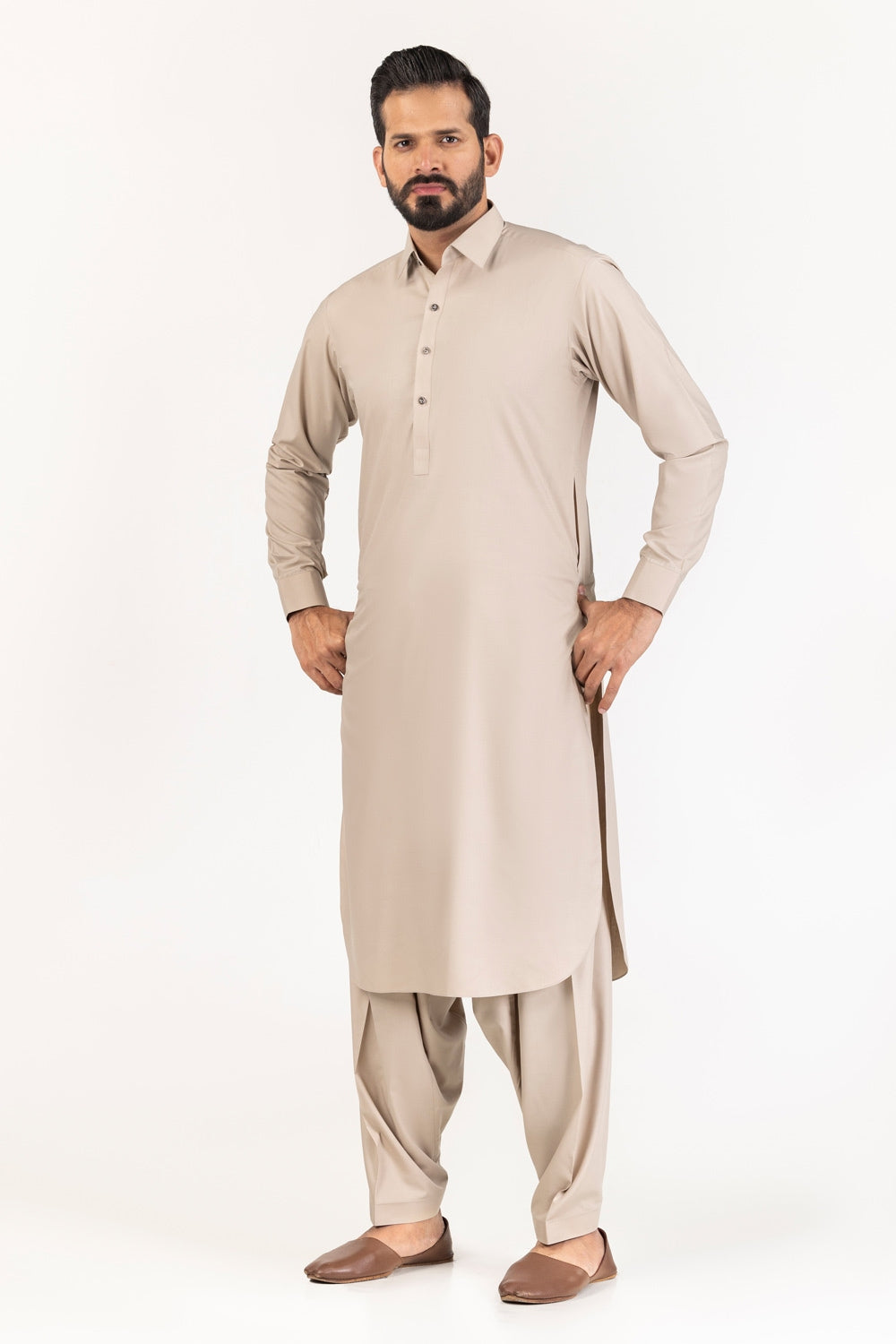 Gul Makhmal Unstitched Fabric Blended-Lf
