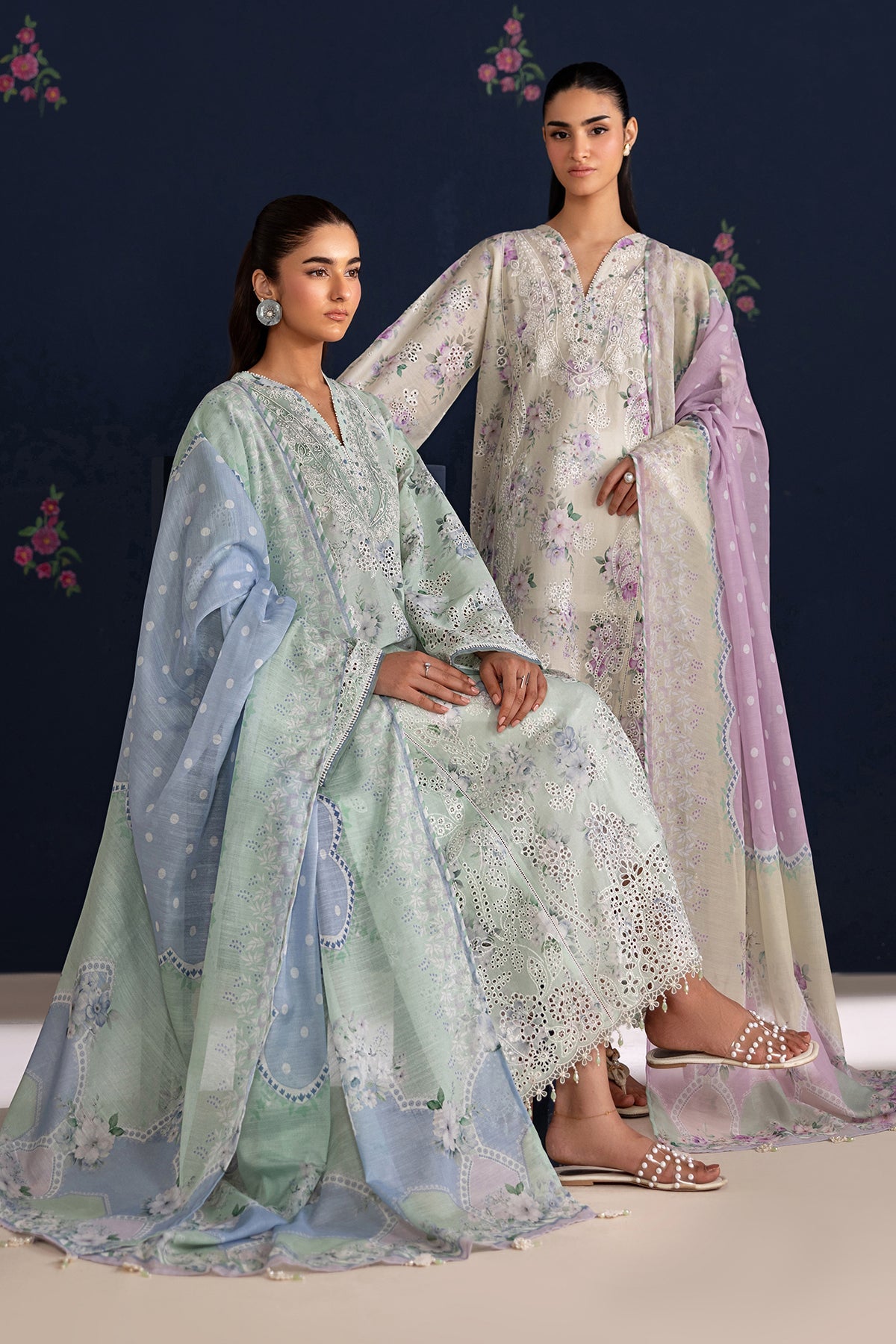 EMBROIDERED LAWN SF-4470