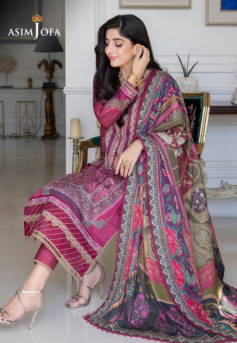 AJS-04 PRINTED LAWN 3 PCS
