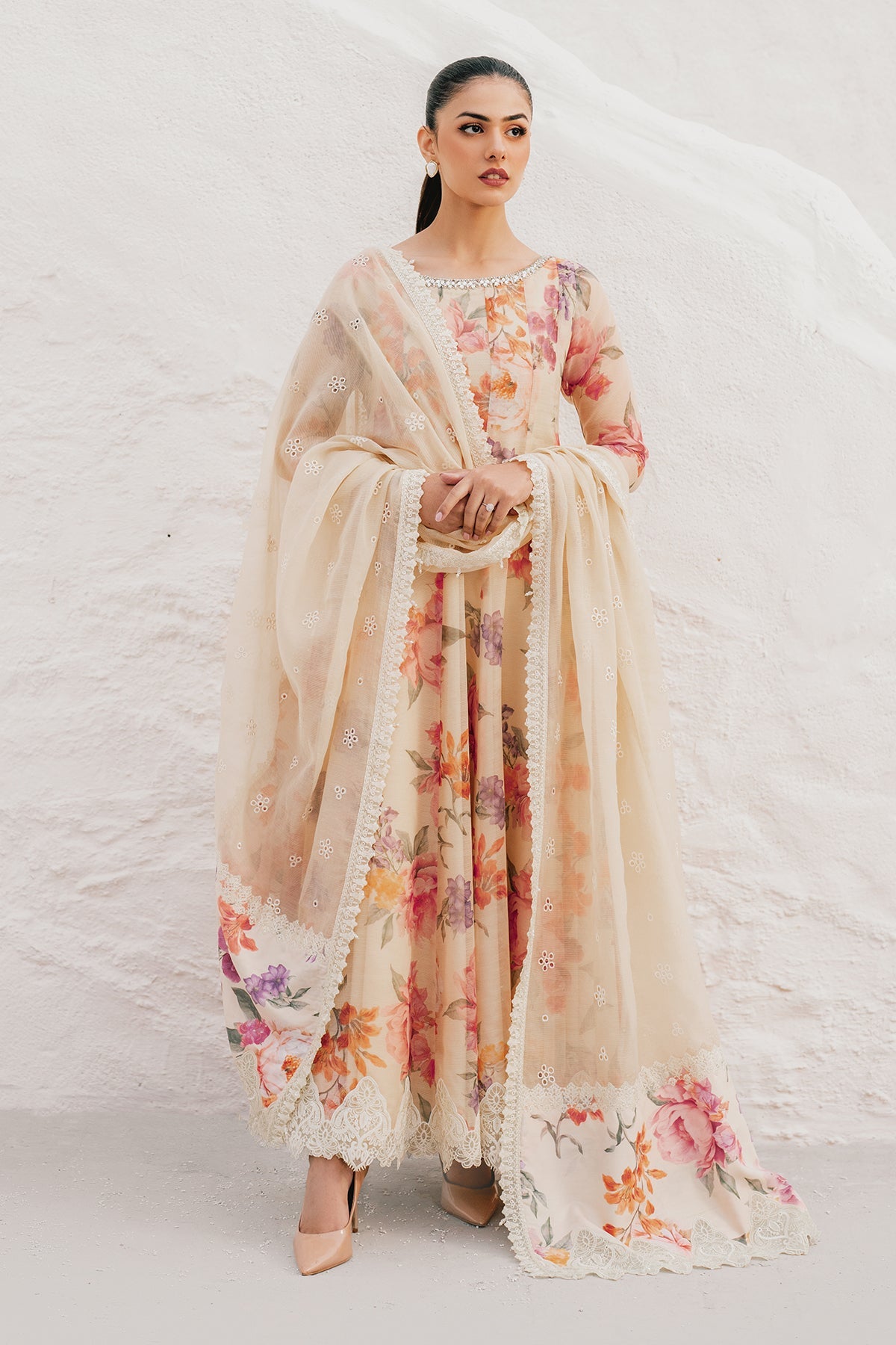 EMBROIDERED COTTON PATTI PR-1091