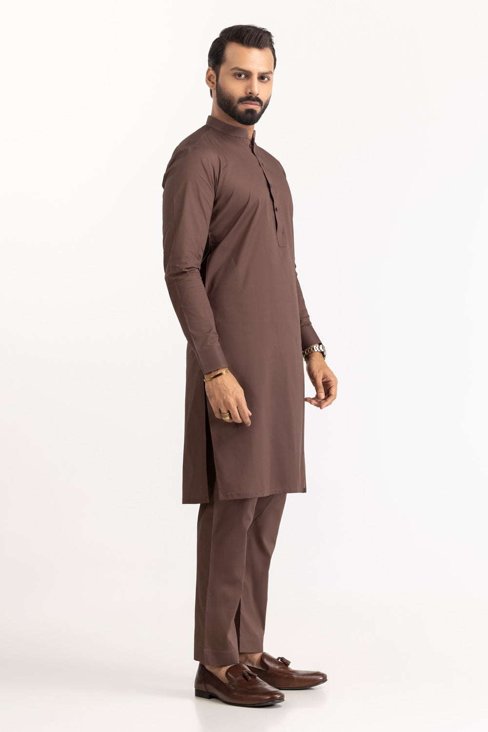 Gul Capri Latha Unstitched Fabric Cotton-Lf