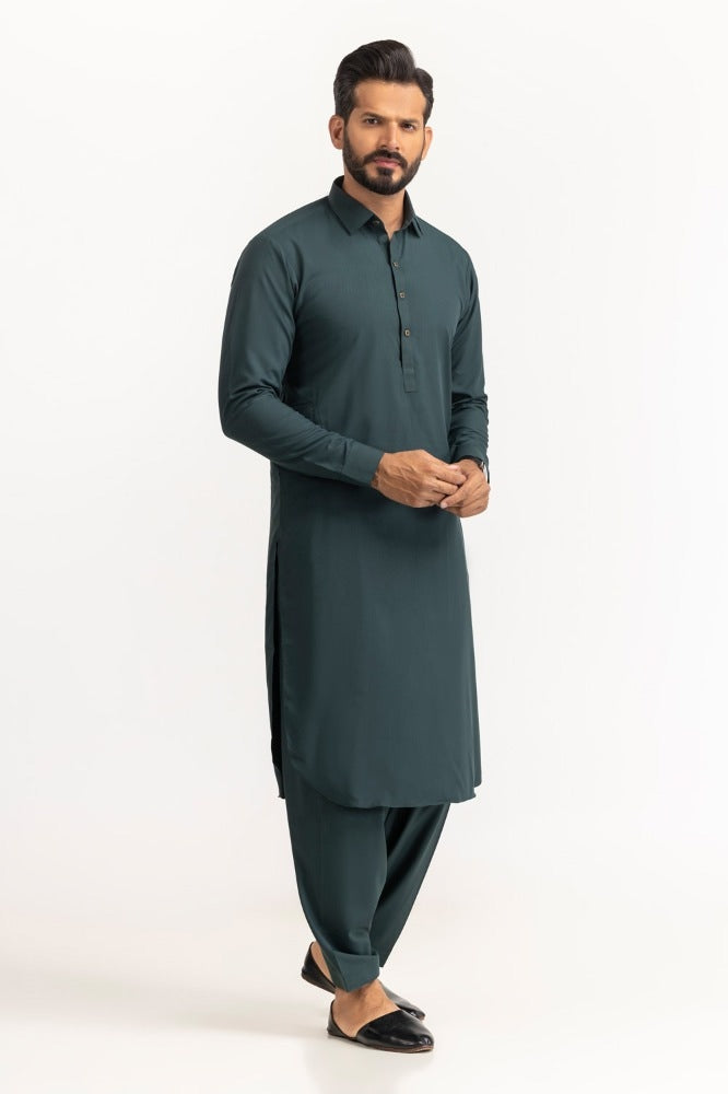 Ribbed Polo Shirt