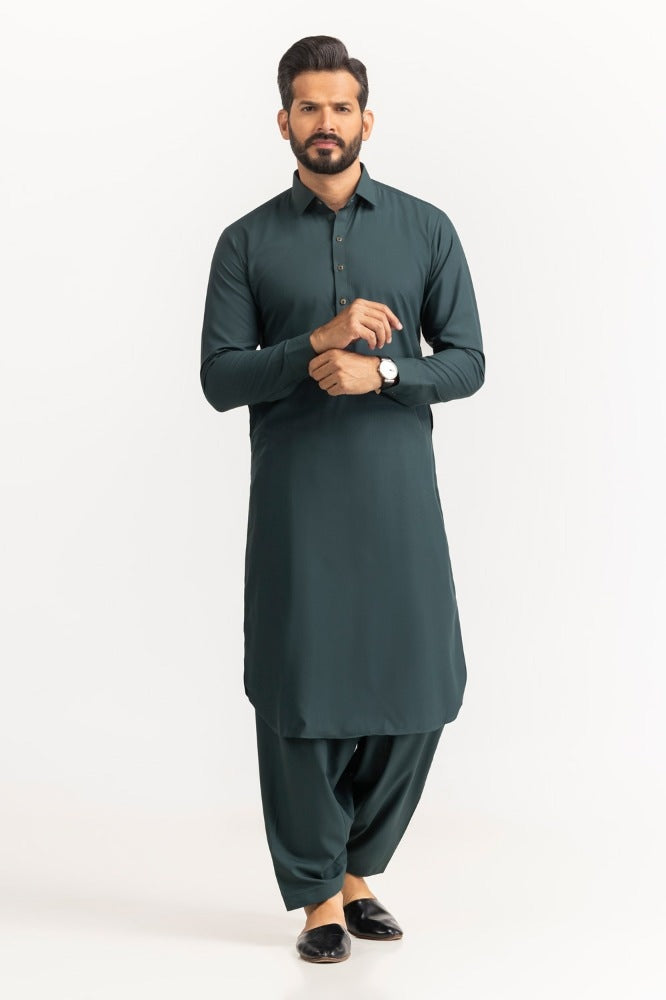 Ribbed Polo Shirt