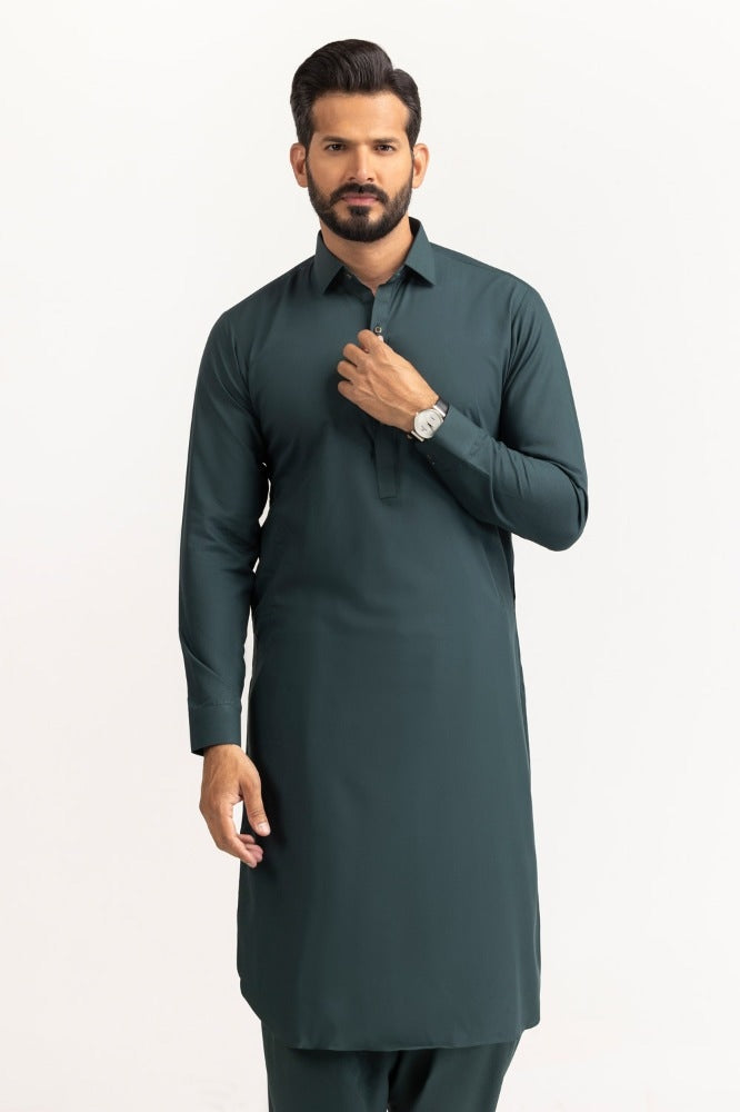 Ribbed Polo Shirt