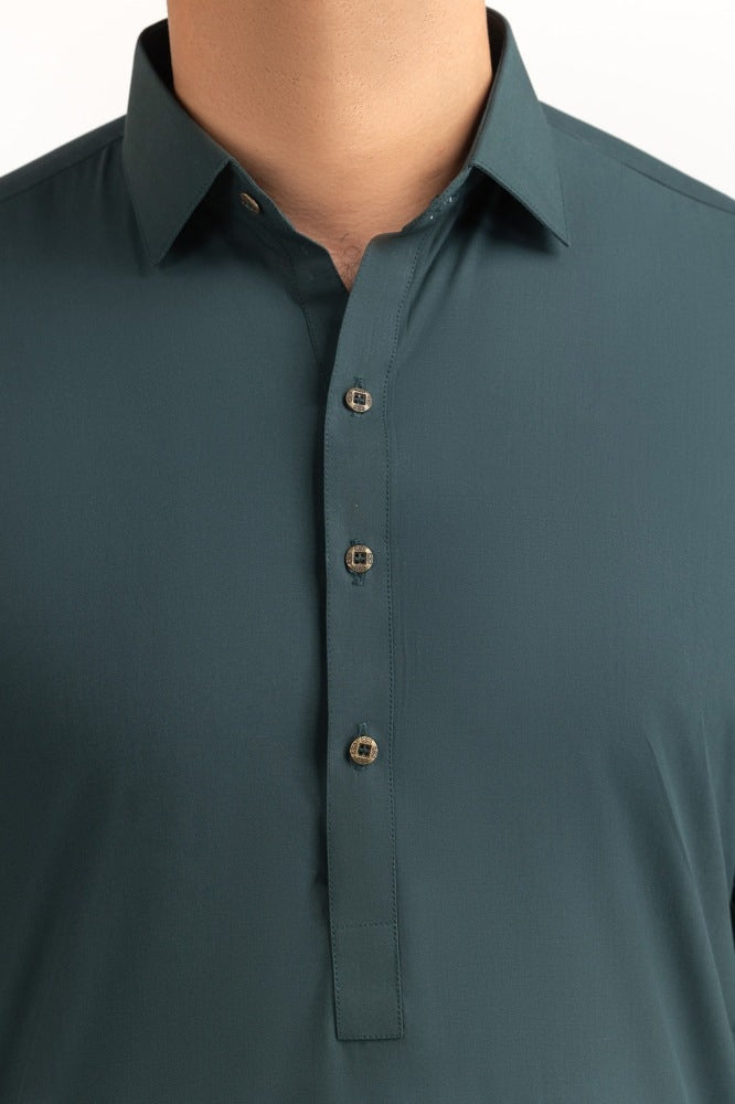 Ribbed Polo Shirt