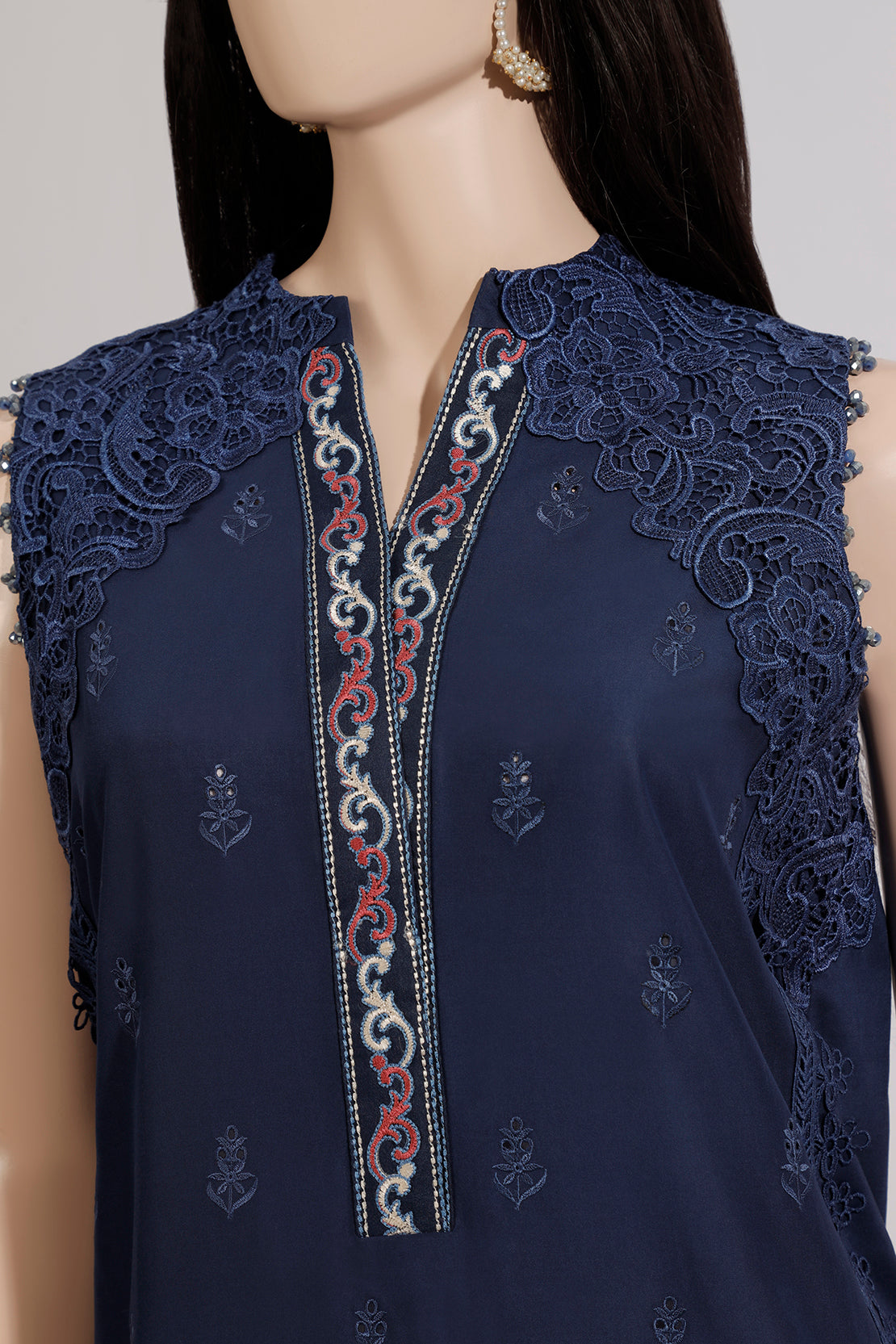 Unstitched Jacquard Embroidered 2 Piece (Shirt/Dupatta)53802