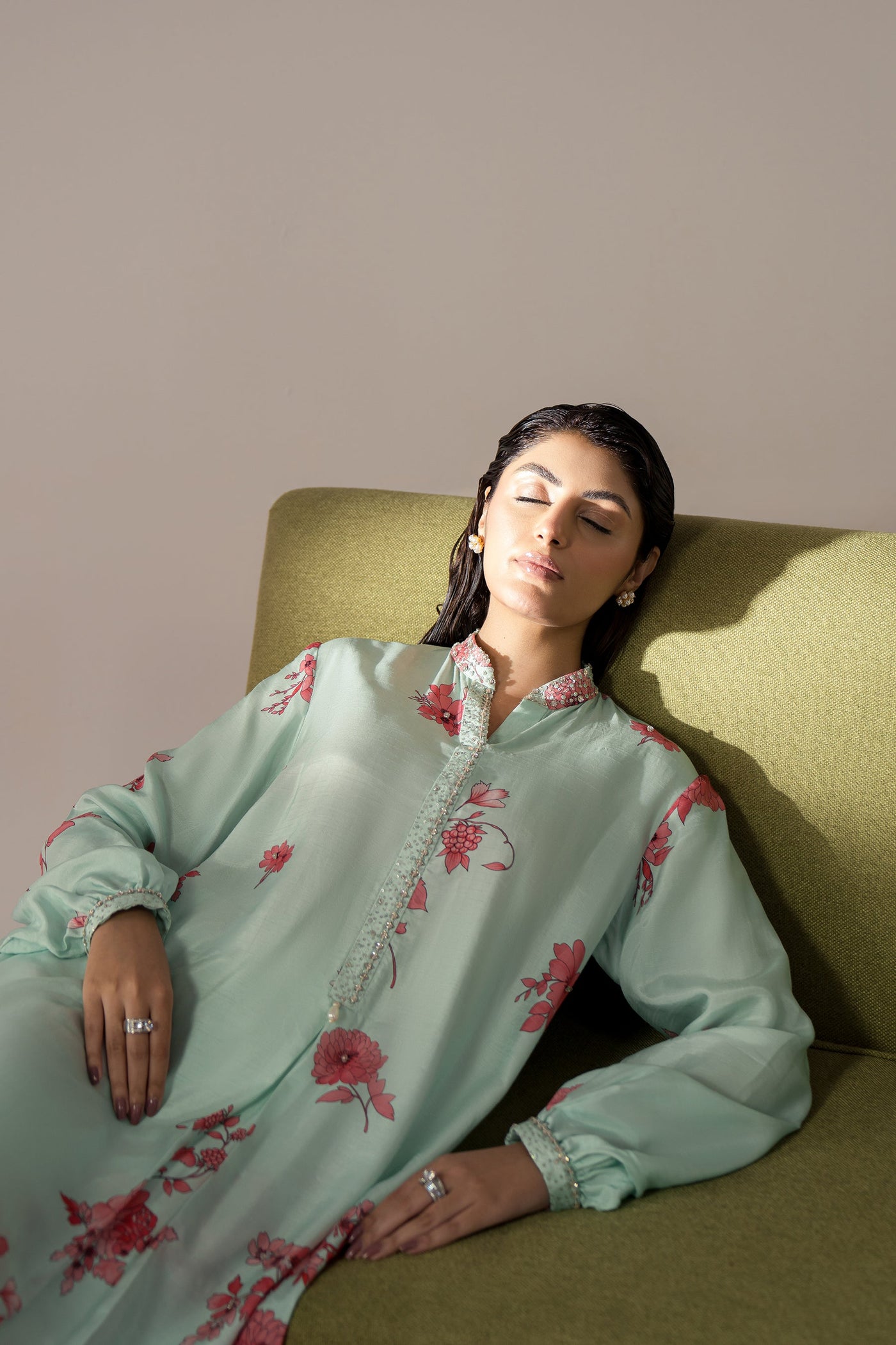 Blossom Gharara Pants Co-Ord Set (D-1)