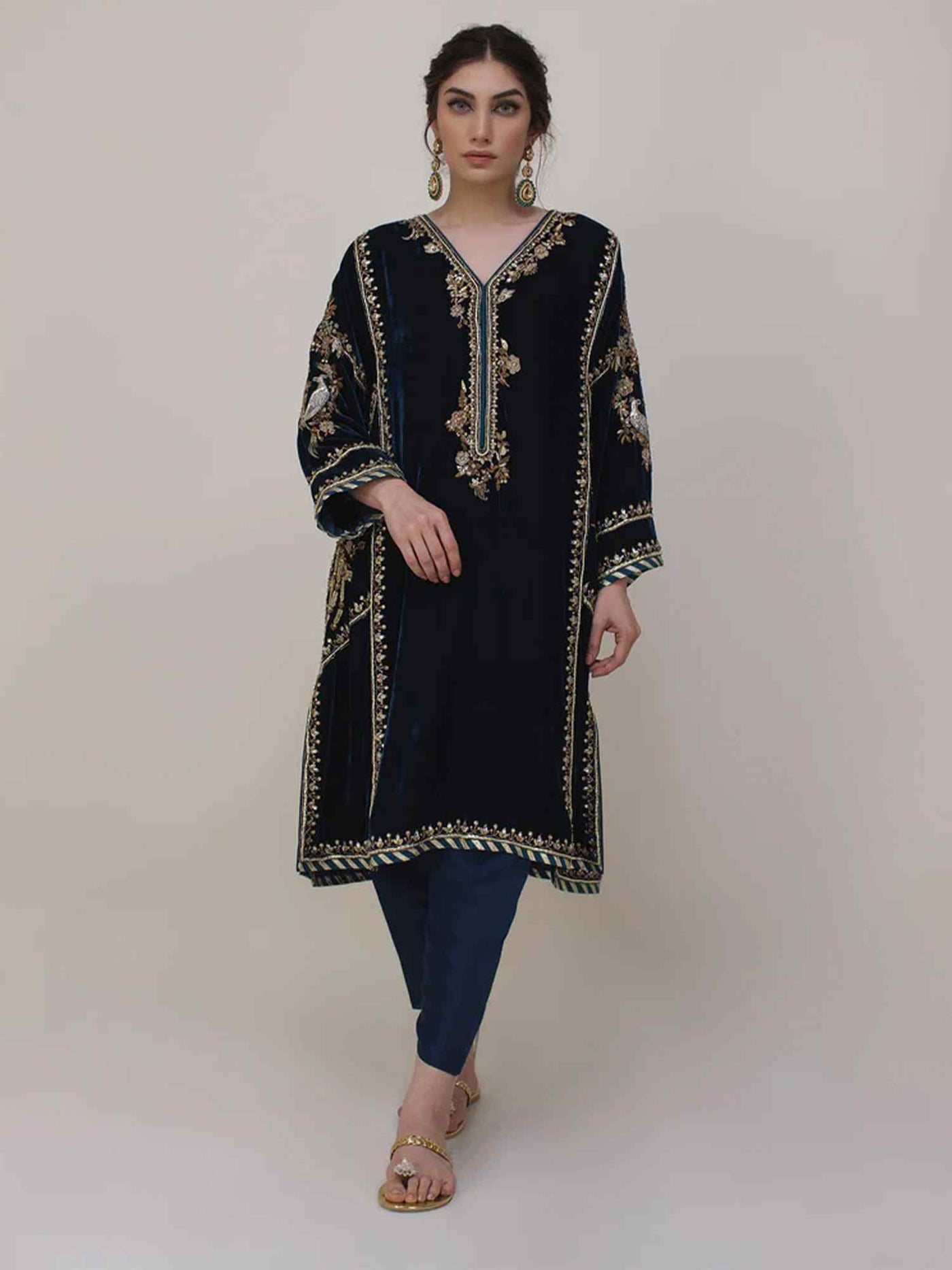 Nimr Kurti W Skinny Shalwar