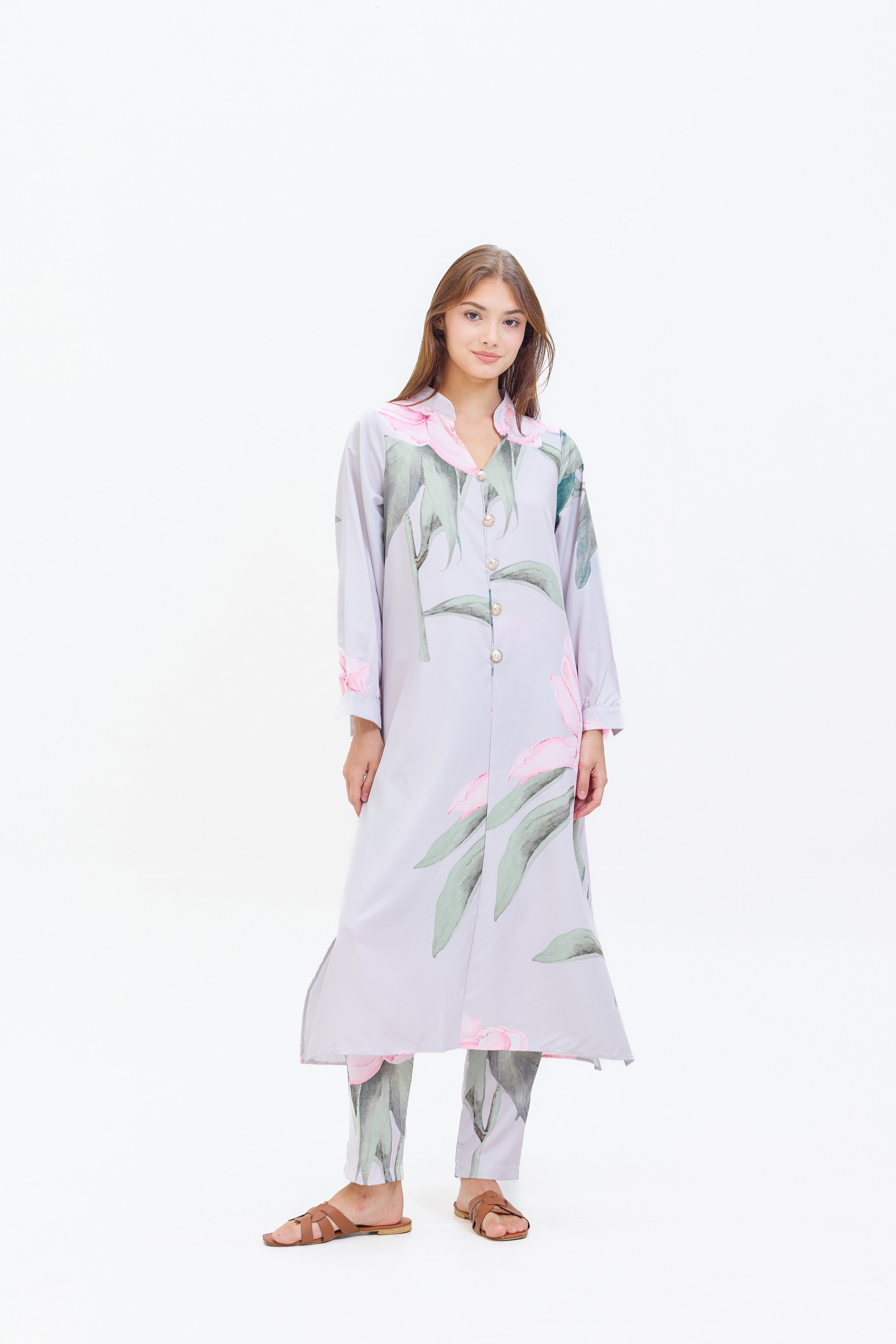 Zyra Two Piece Lilac Suit