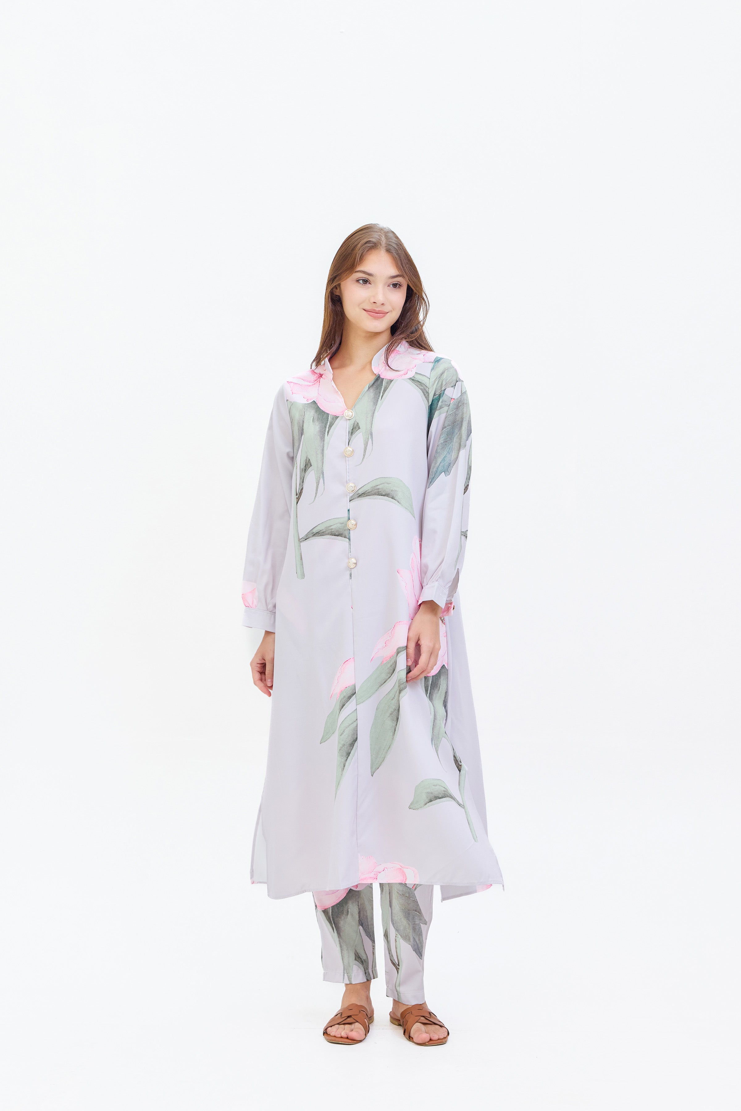 Zyra Two Piece Lilac Suit