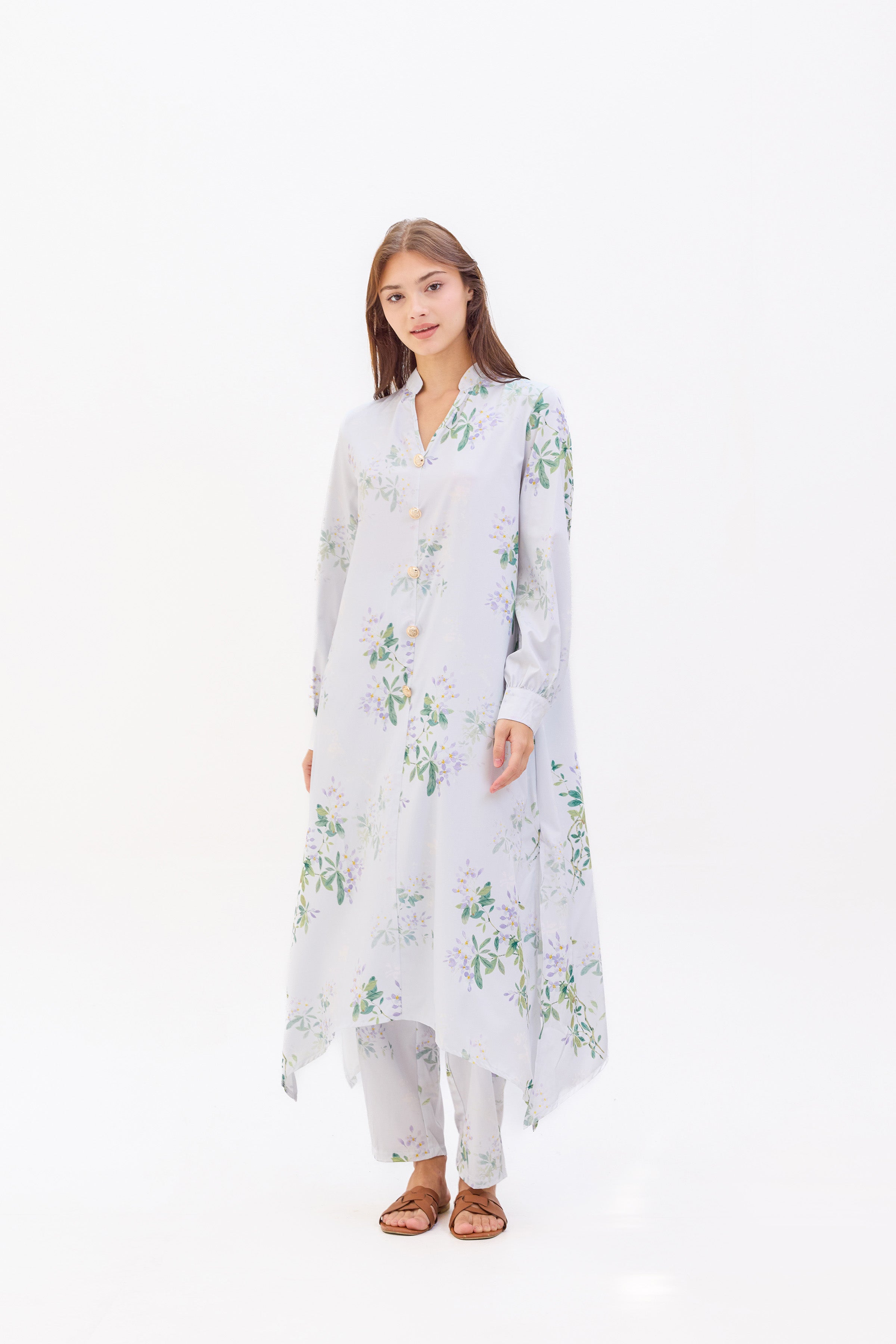 Lilyana Two Piece Floral Suit