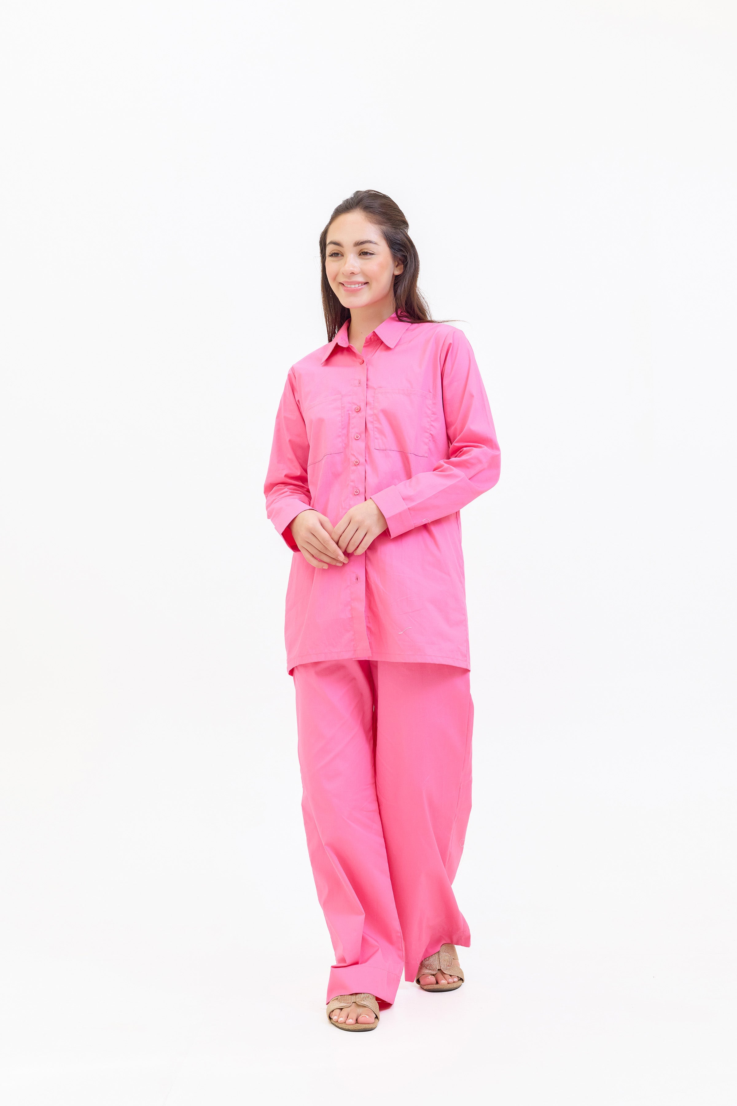 Jade Two Piece Pink Suit