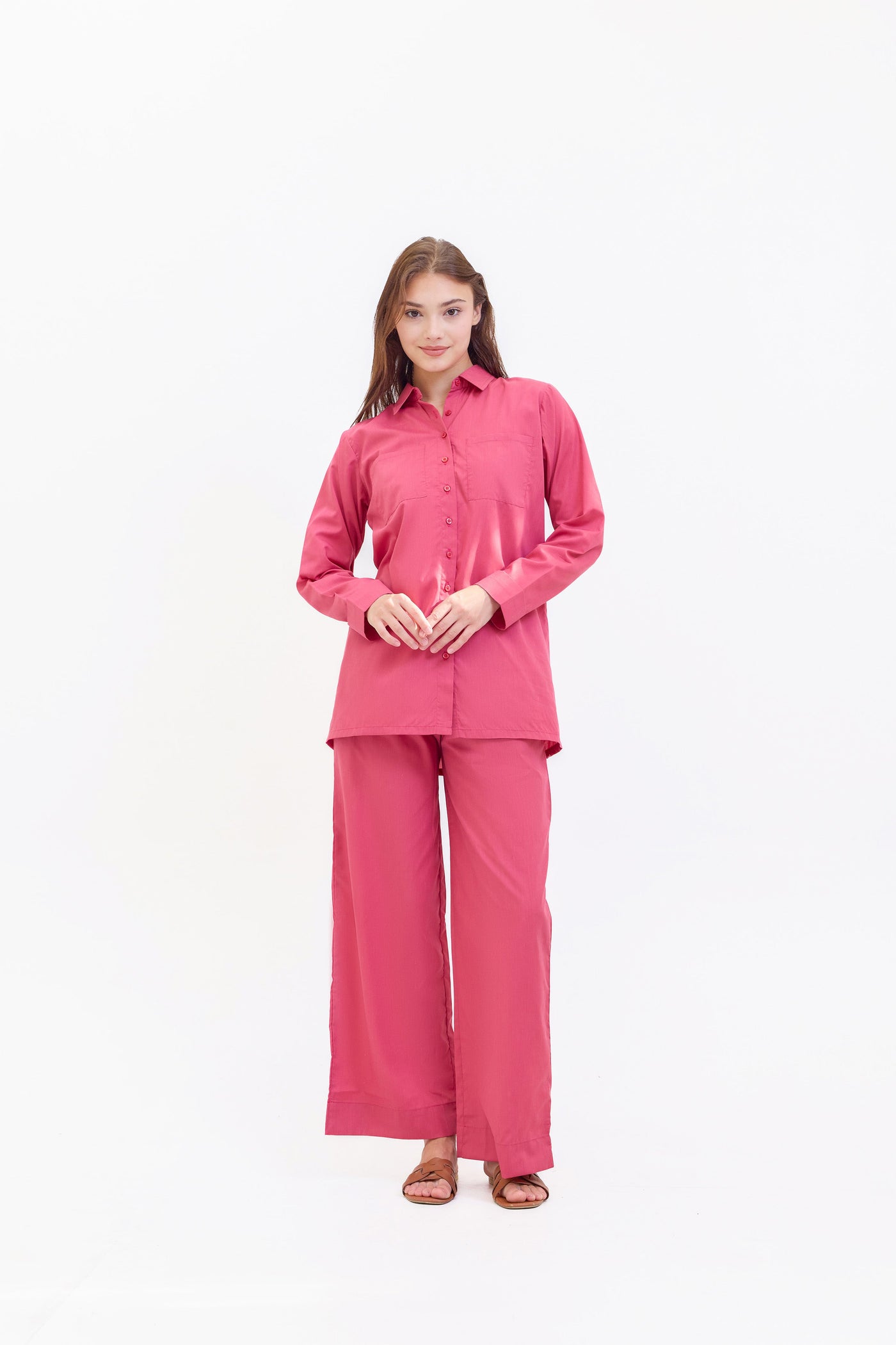 Eden Two Piece Fuchsia Suit