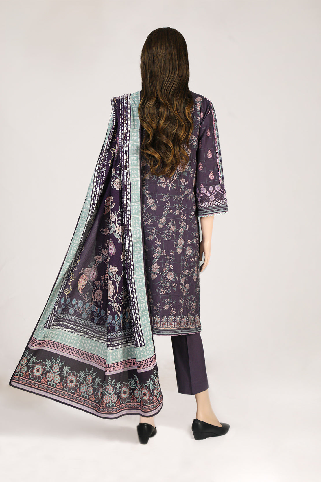 Unstitched Embroidered Cotton Filament Shirt60382