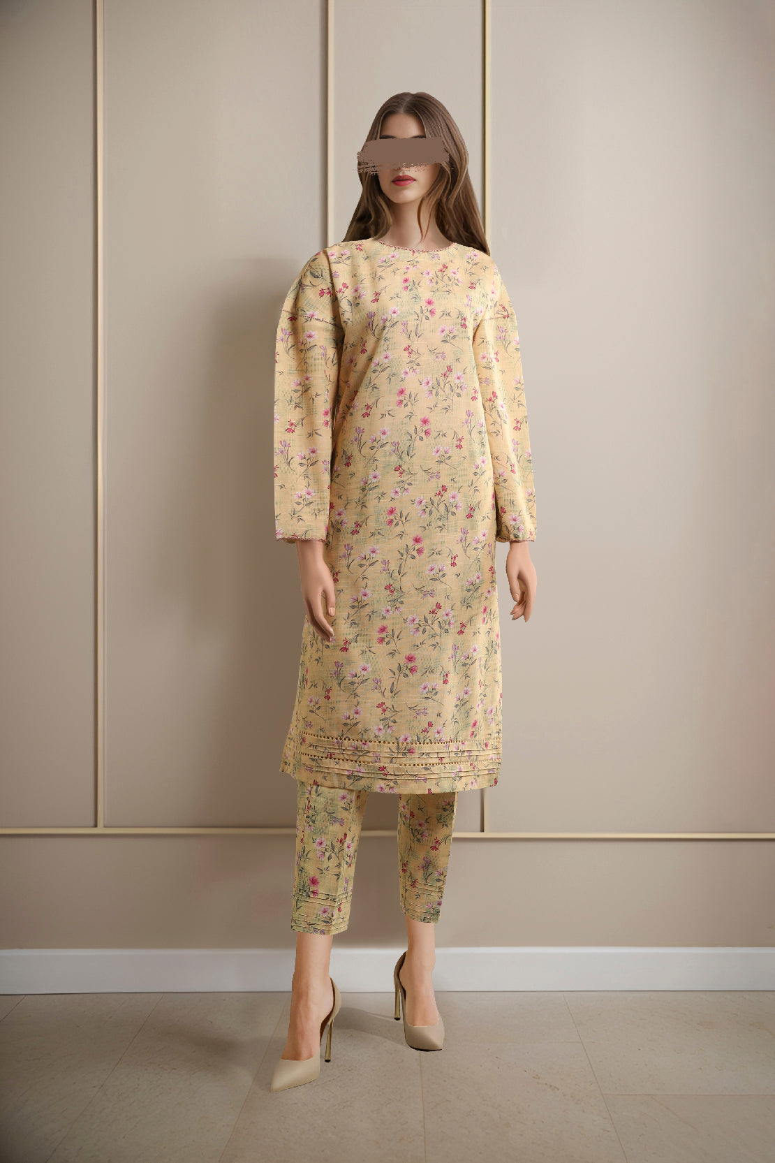 Unstitched Printed Khaddar 2 Piece (Shirt/Trouser)44794