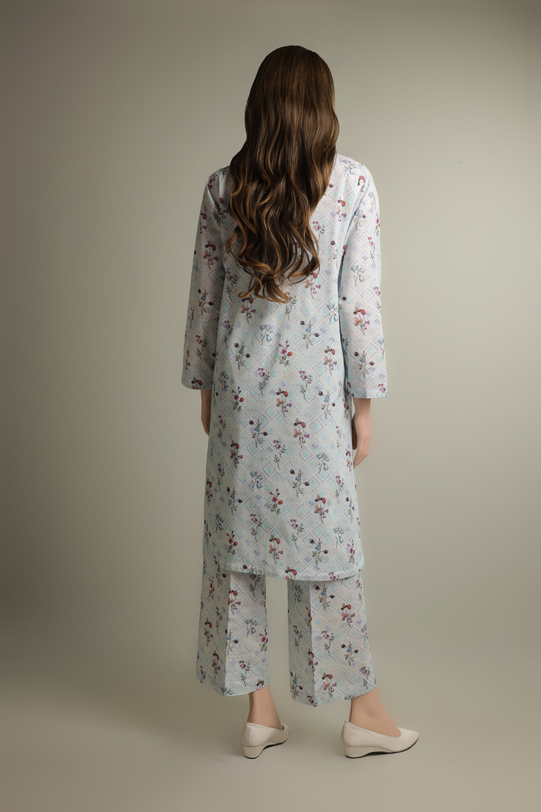 Unstitched Printed Khaddar 2 Piece (Shirt/Trouser)44682