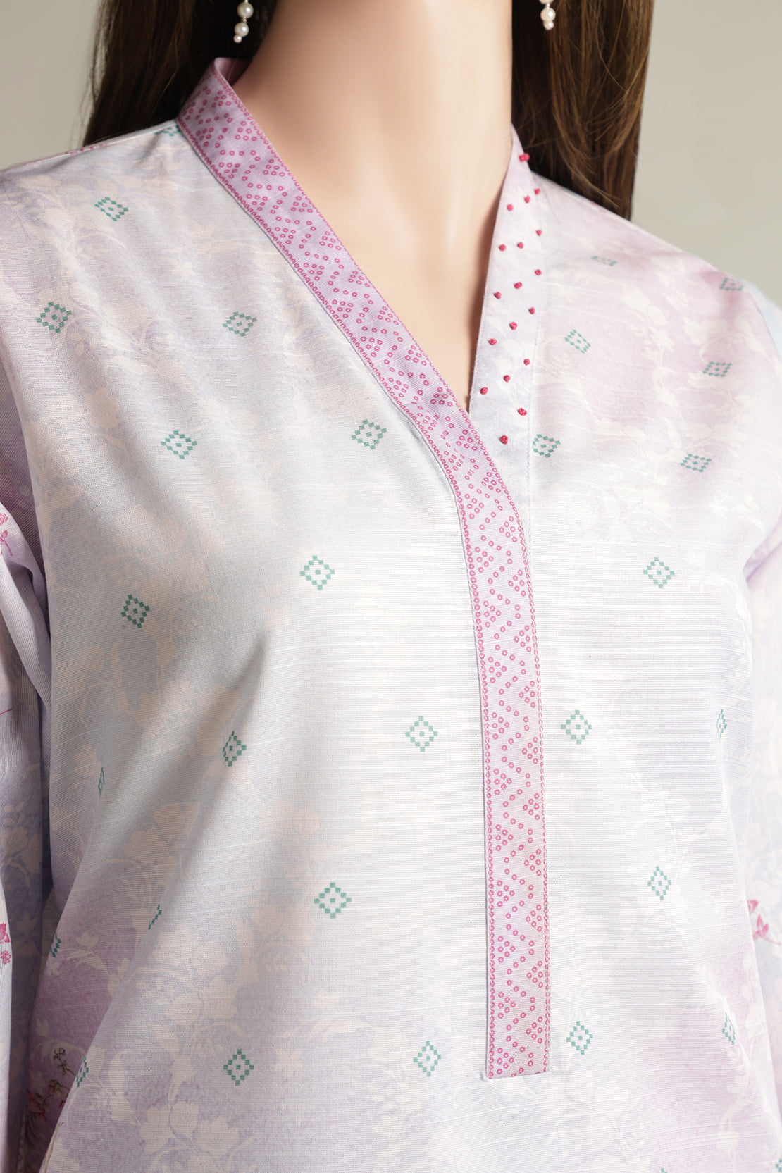 Unstitched Printed Linen 2 Piece (Shirt/Trouser)44684