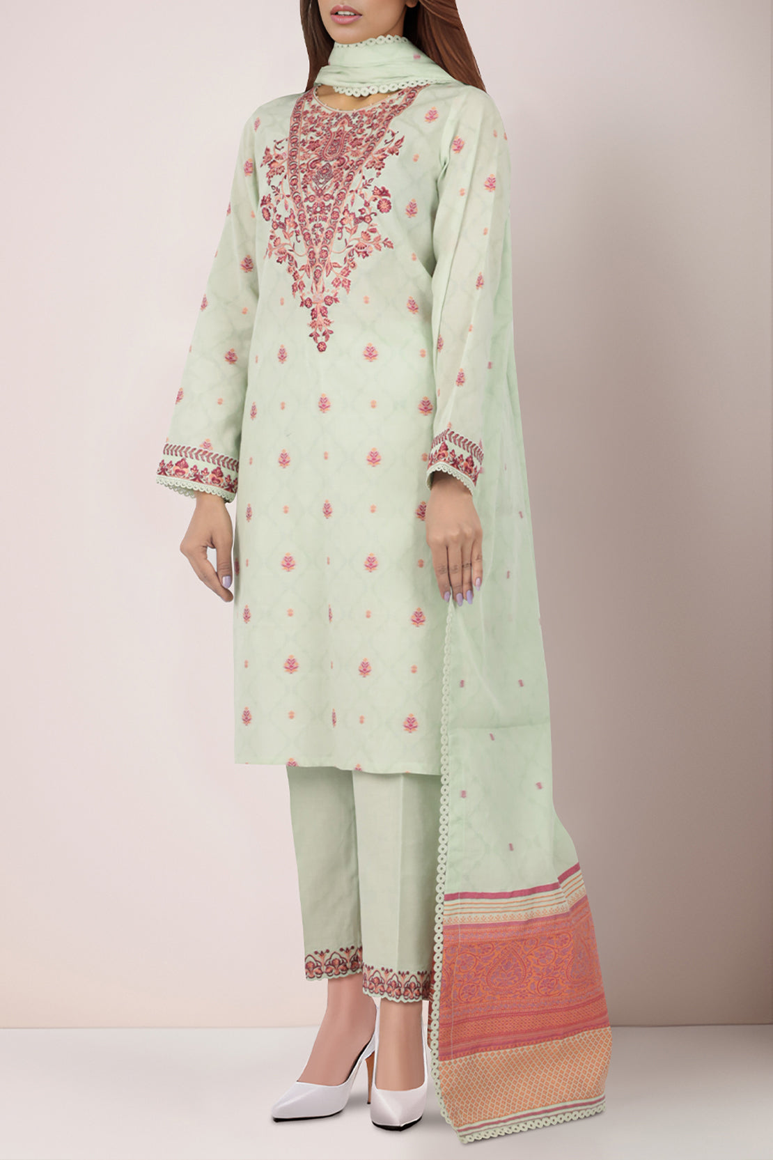 Unstitched Jacquard Cotton Shirt97507