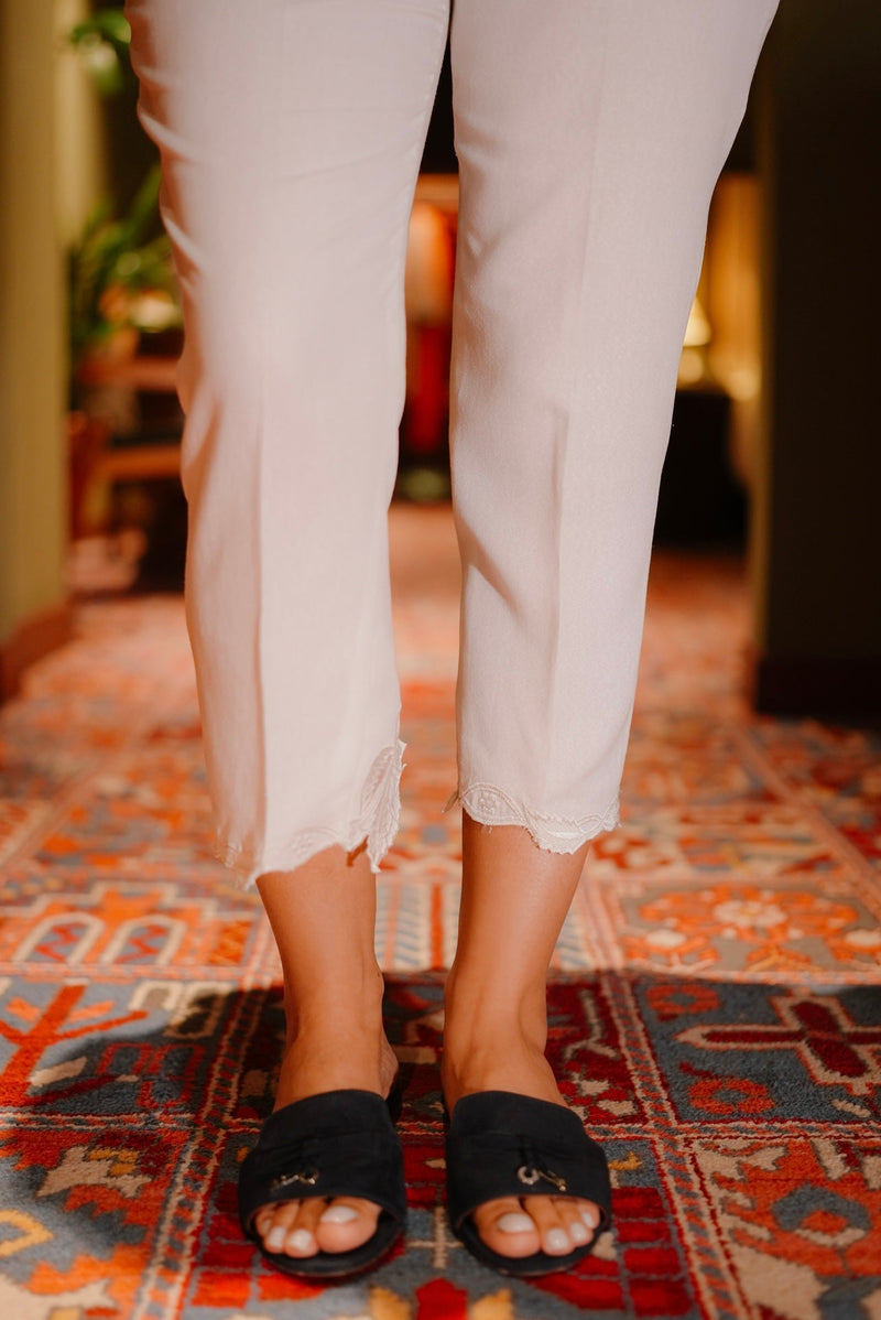 Florette Back-Slit Pants