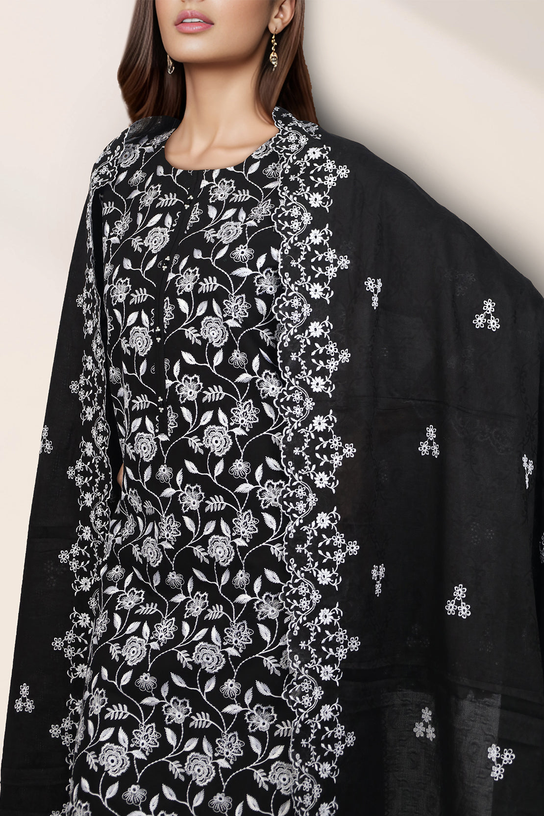 Unstitched Embroidered Lawn 3 Piece53837