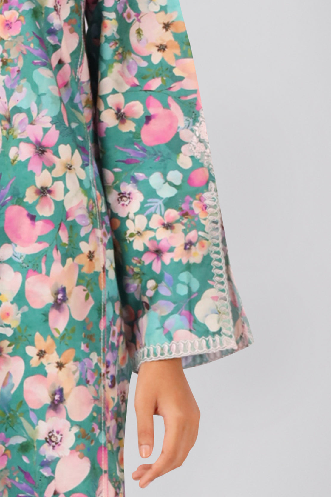 Unstitched Embroidered Self Jacquard 3 Piece Chiffon Dupatta59058