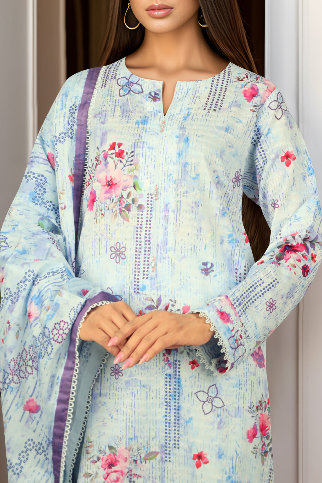 Unstitched Self Jacquard 3 Piece54020