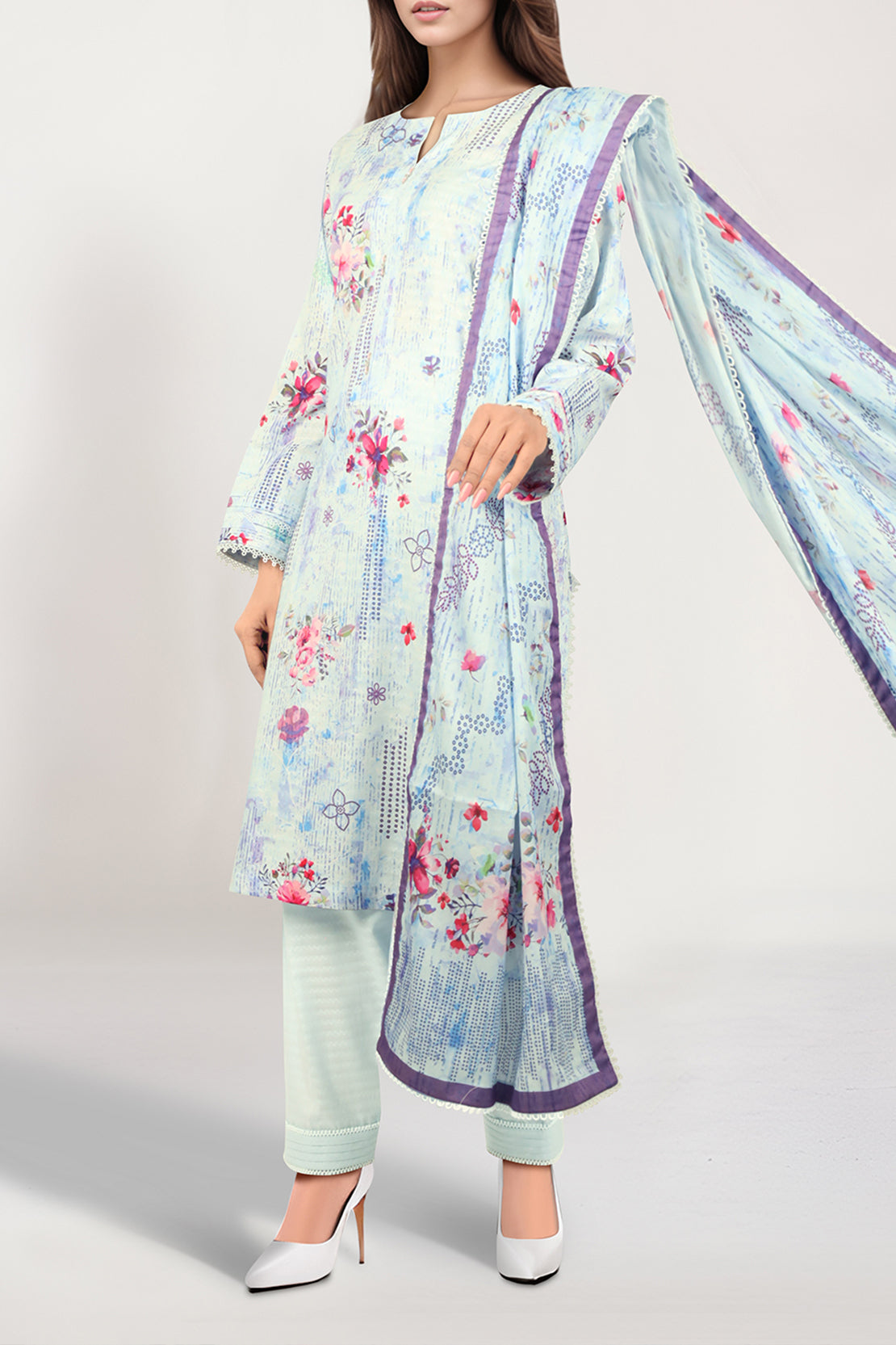 Unstitched Self Jacquard 3 Piece54020
