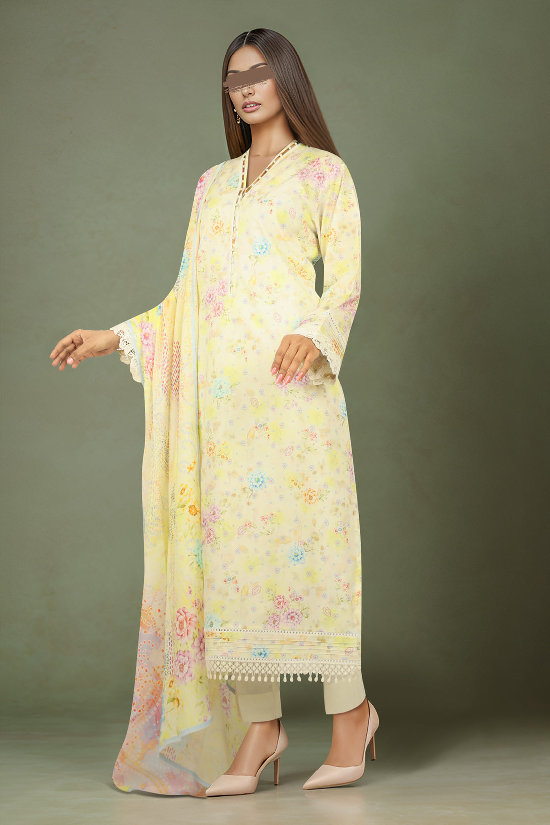 Unstitched Self Jacquard 3 Piece54023