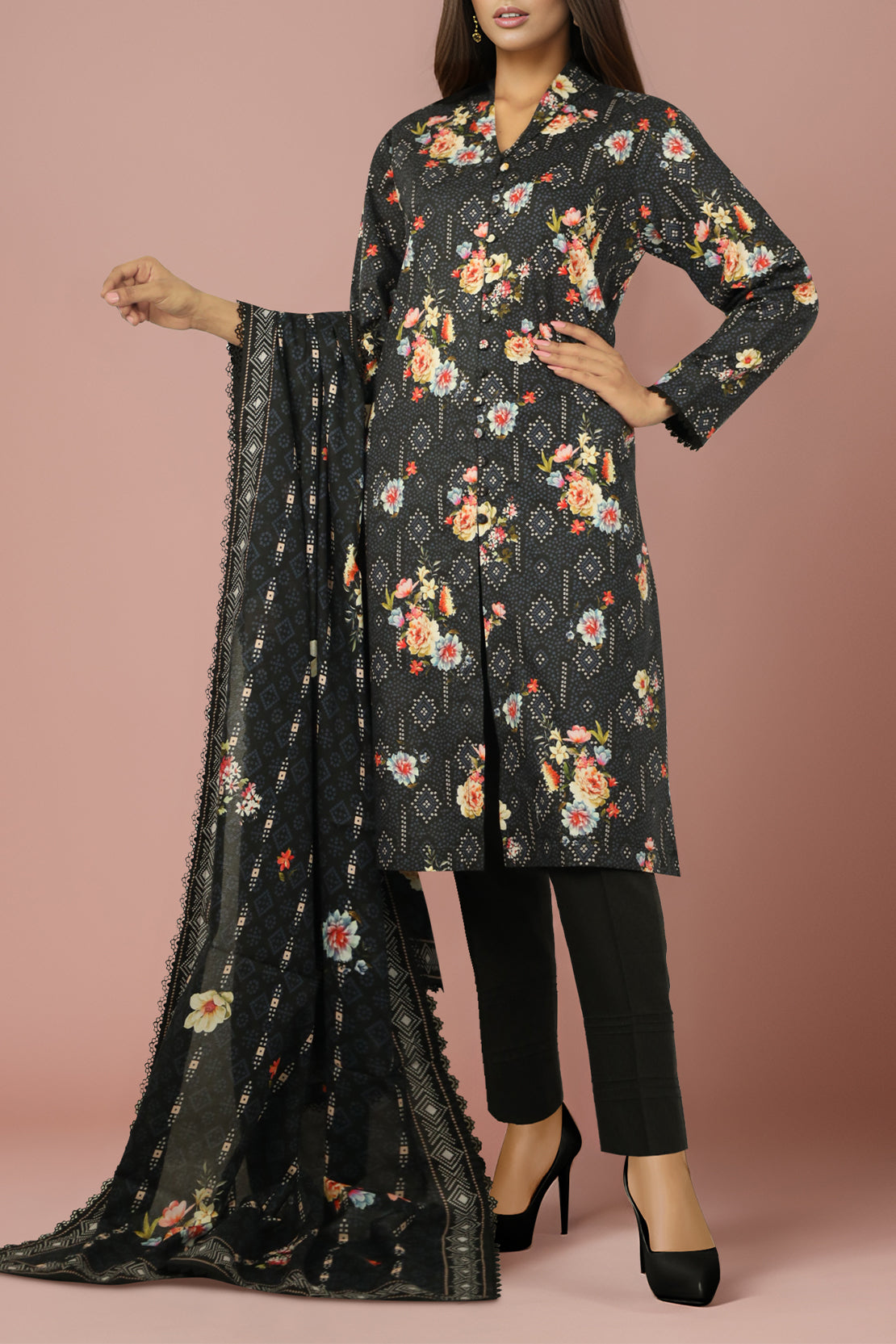 Unstitched Self Jacquard 3 Piece54024