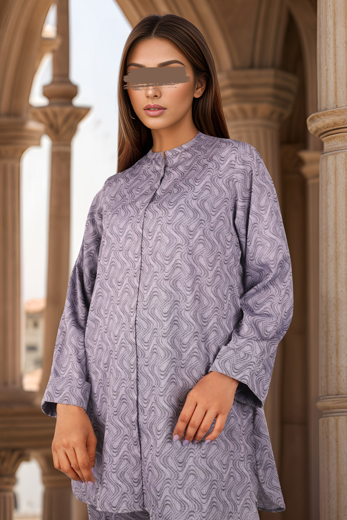 Unstitched Printed Self Jacquard 2 Piece (Shirt/Trouser)60494