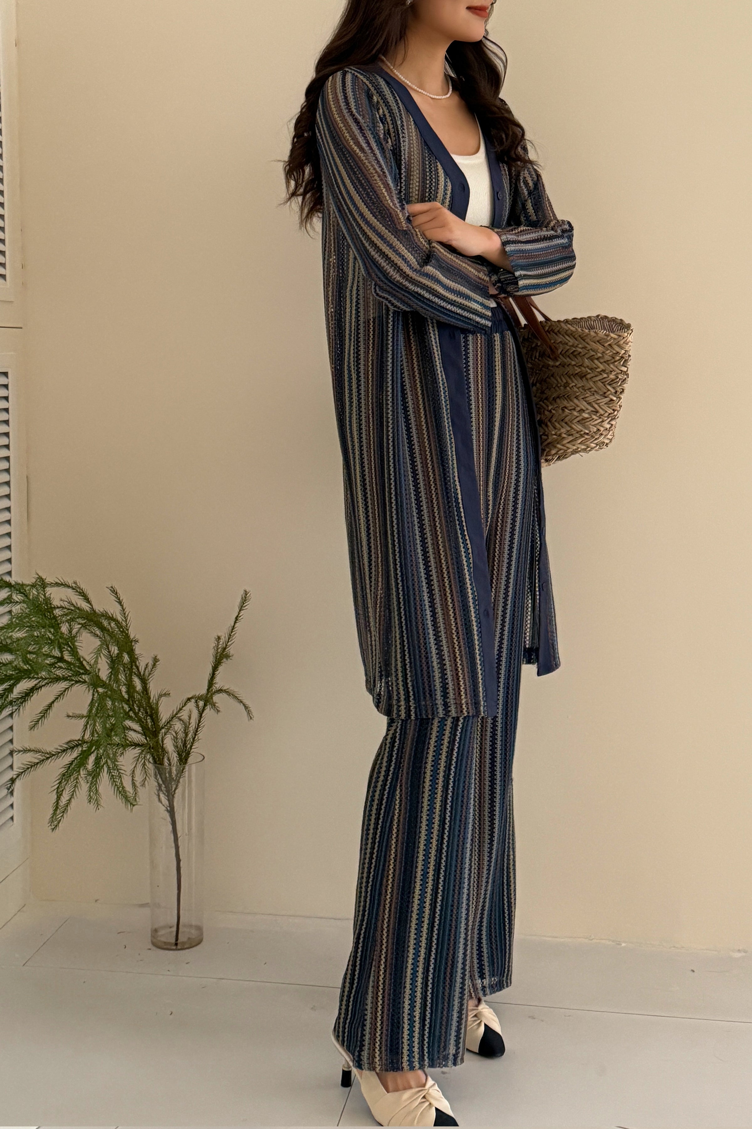 Nissa Two Piece Crochet Suit